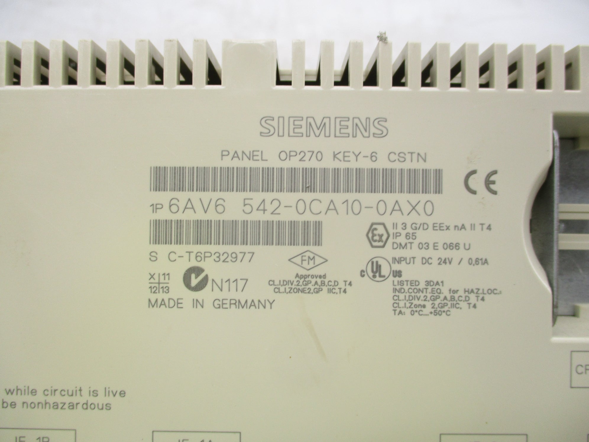 SIEMENS 6AV6542-0CA10-0AX0 UNMP