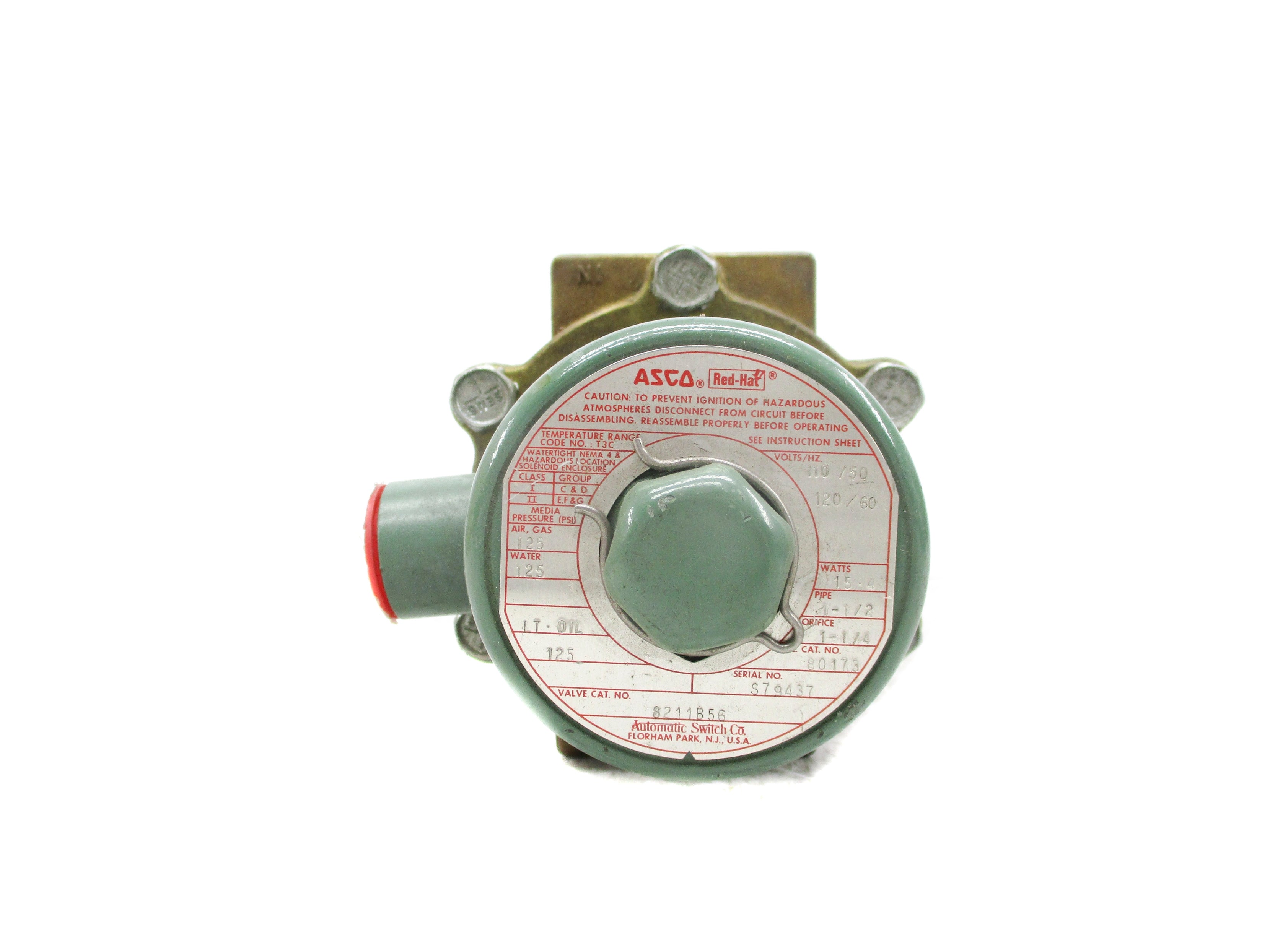 ASCO 8211B56 110/120V NSNP