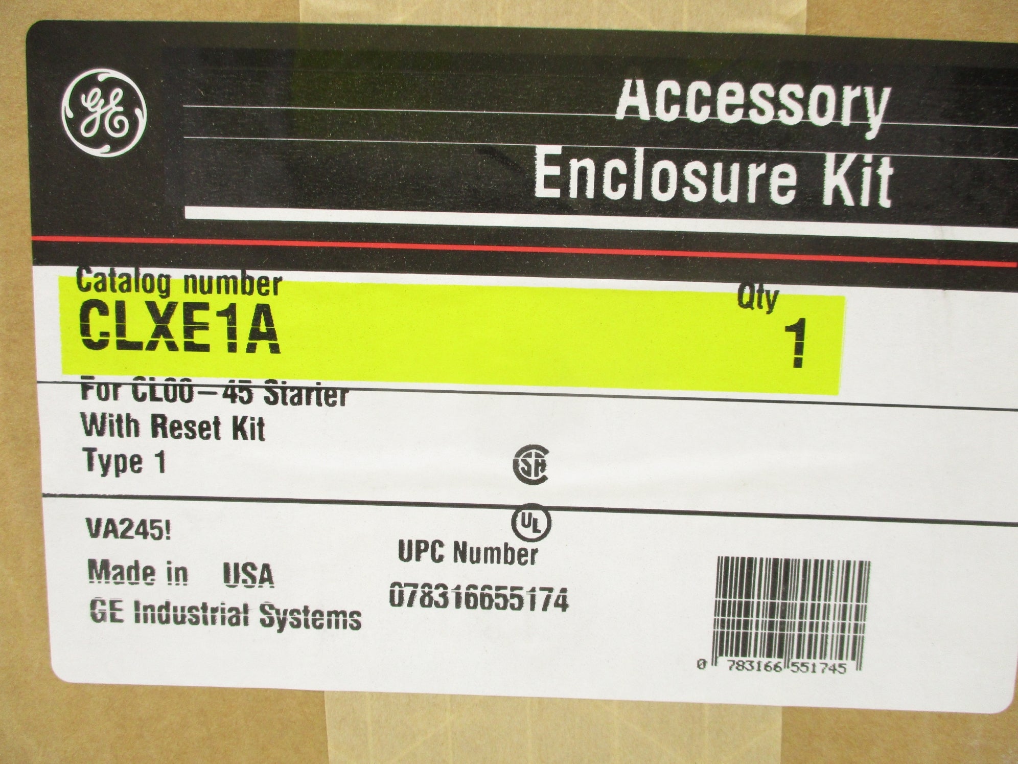 GENERAL ELECTRIC CLXE1A NSFS