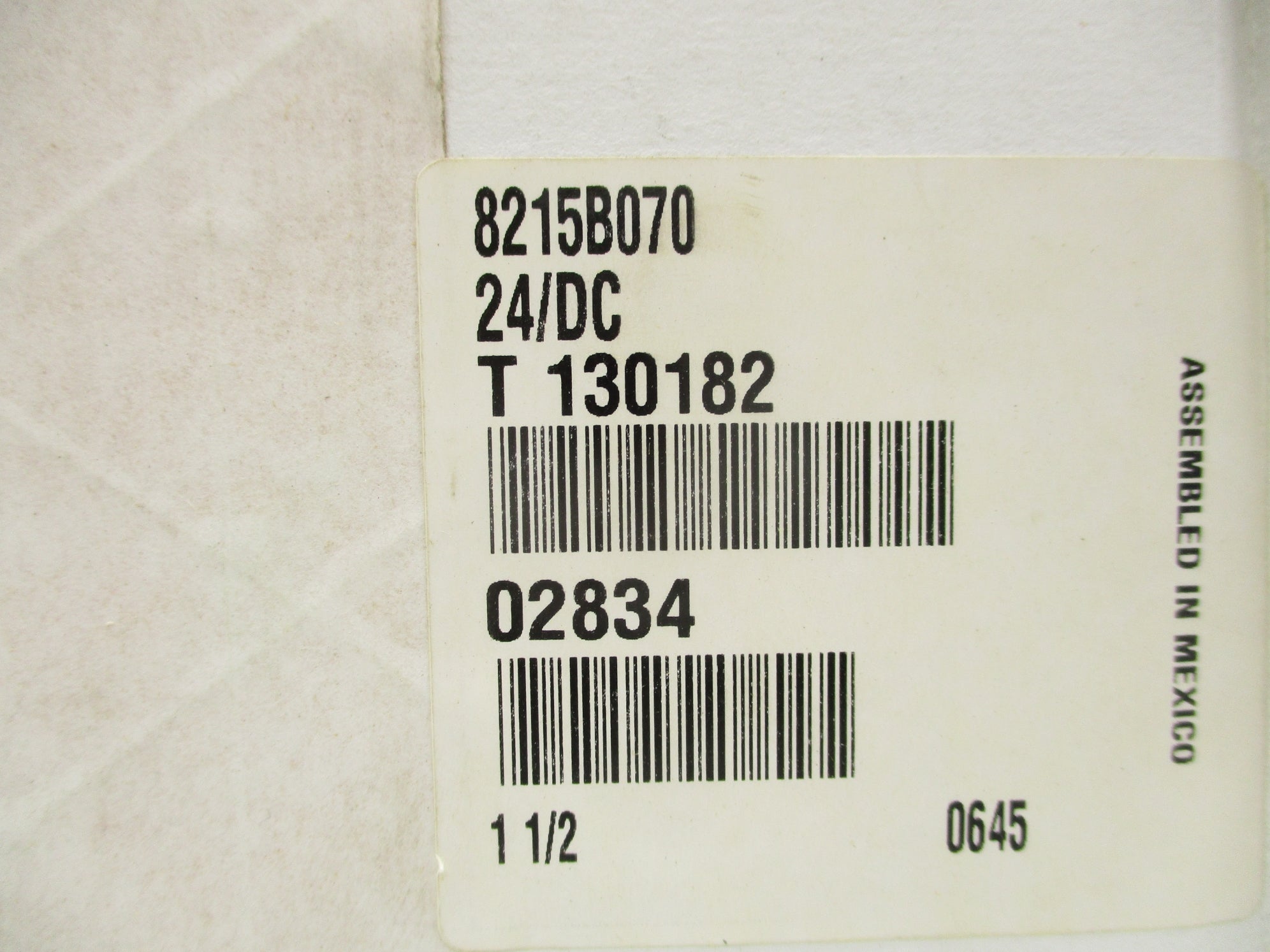 ASCO 8215B070 24VDC NSFS