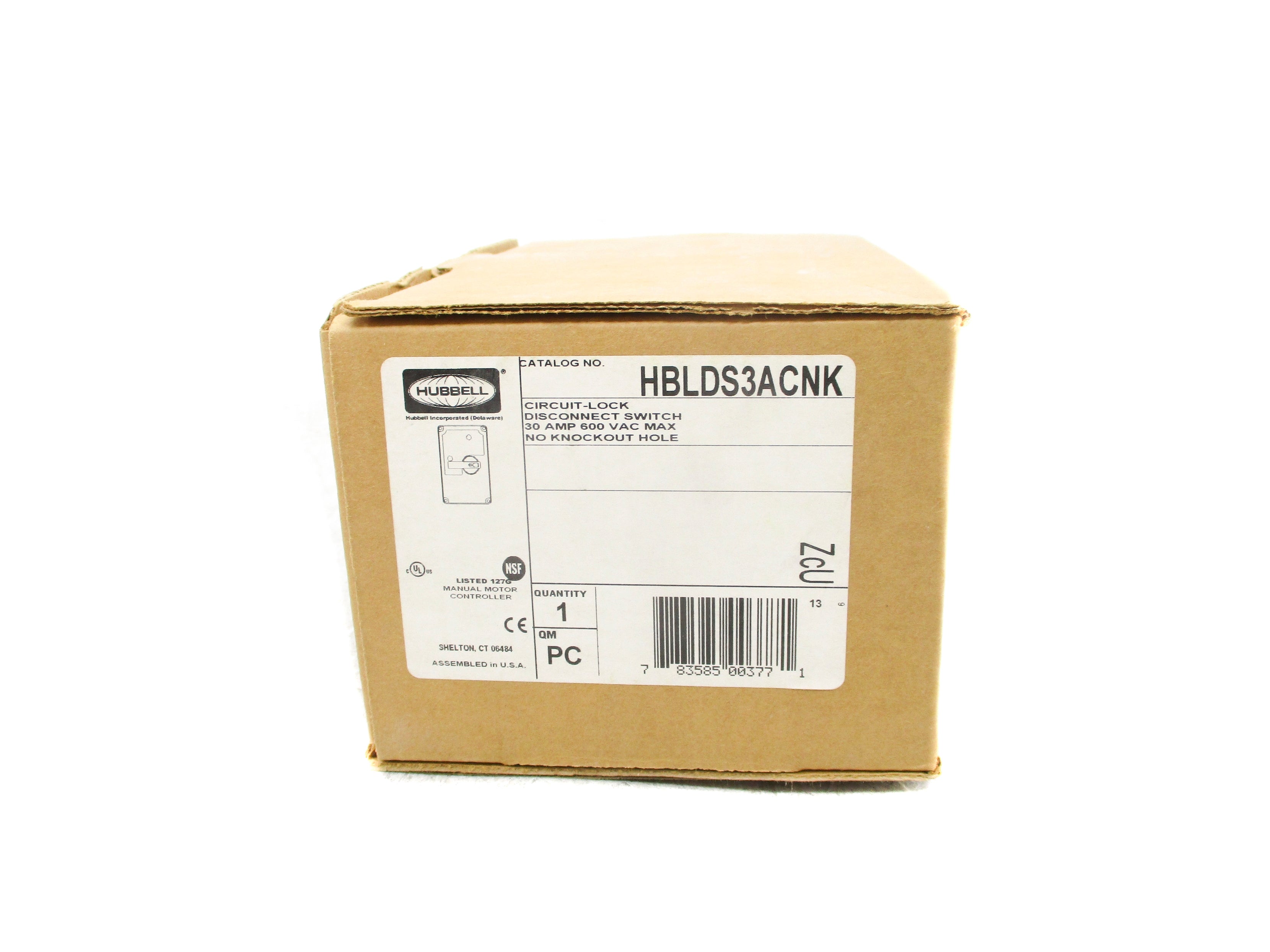 HUBBELL HBLDS3ACNK NSMP