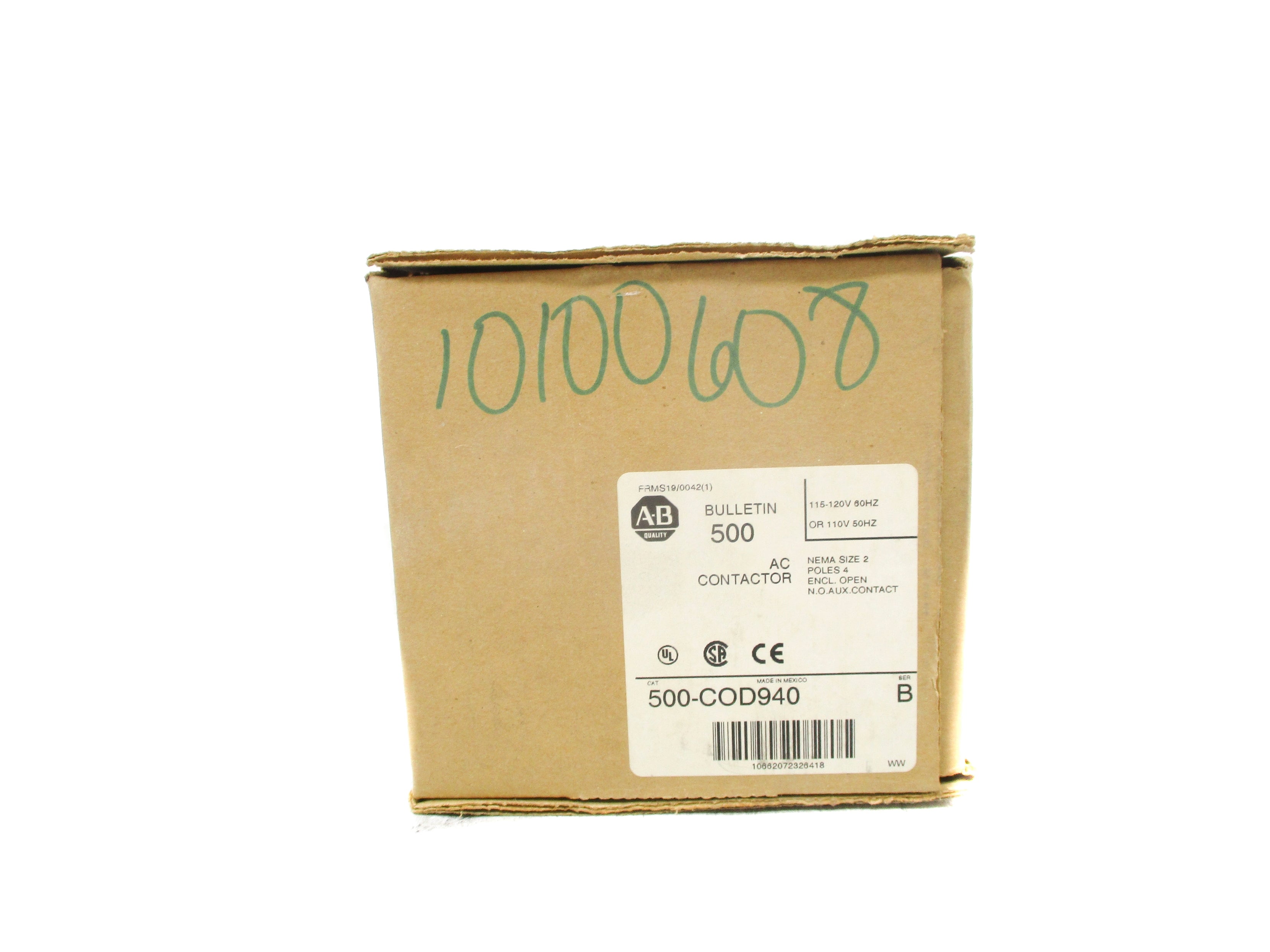 INDUSTRIAL SPARE PART 500-COD940 SER. B 120V (BR/WH) NSMP