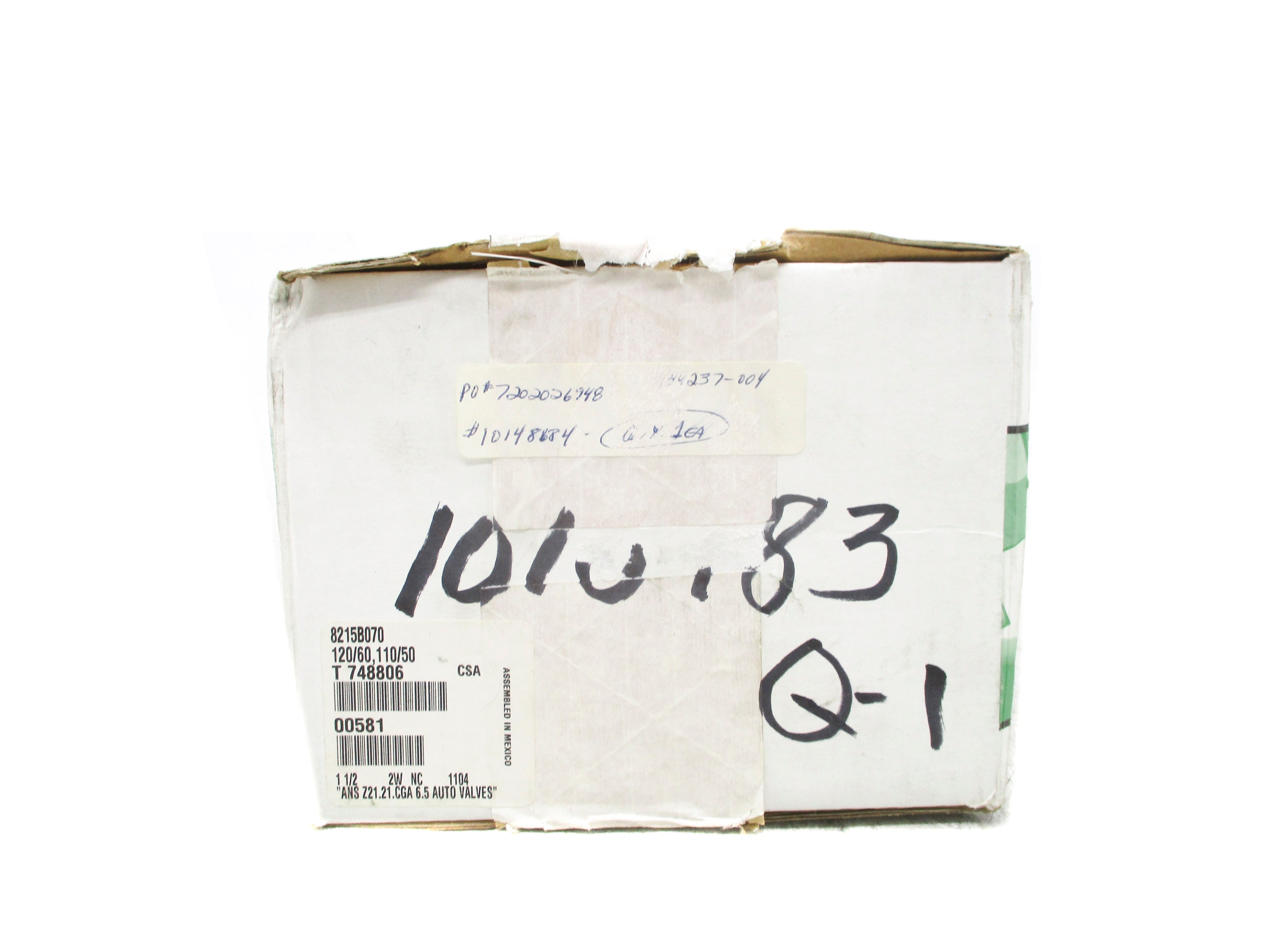 ASCO 8215B070 110/120V 25PSI 1-1/2" NSMP