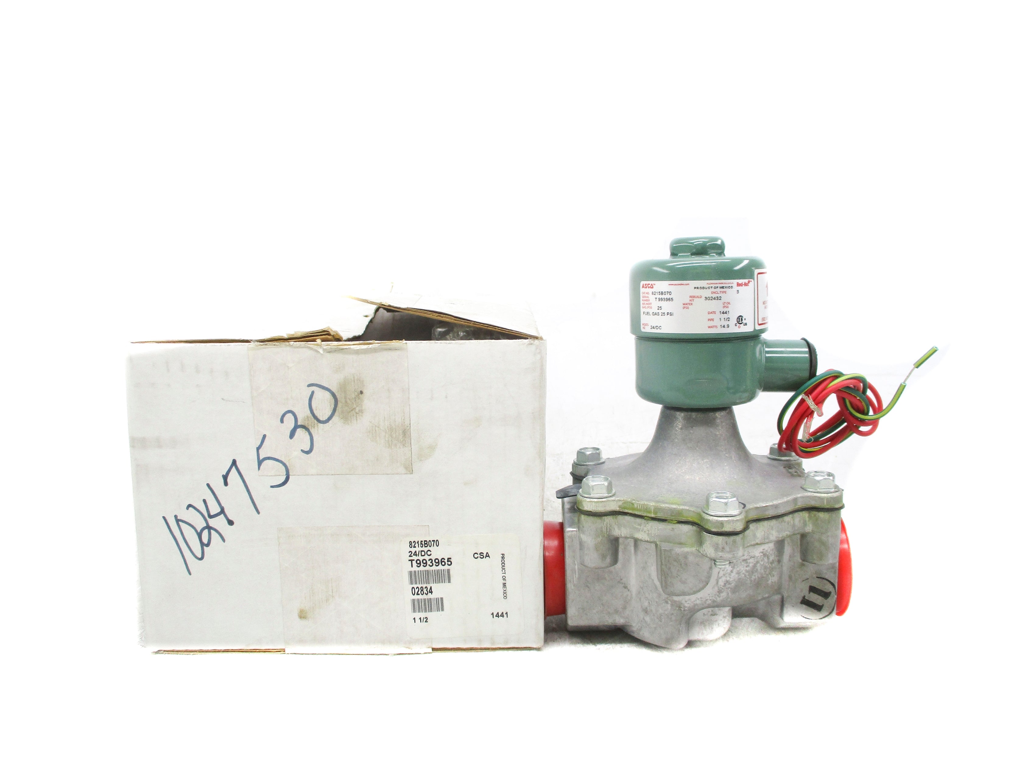 ASCO 8215B070 24VDC 25PSI NSMP