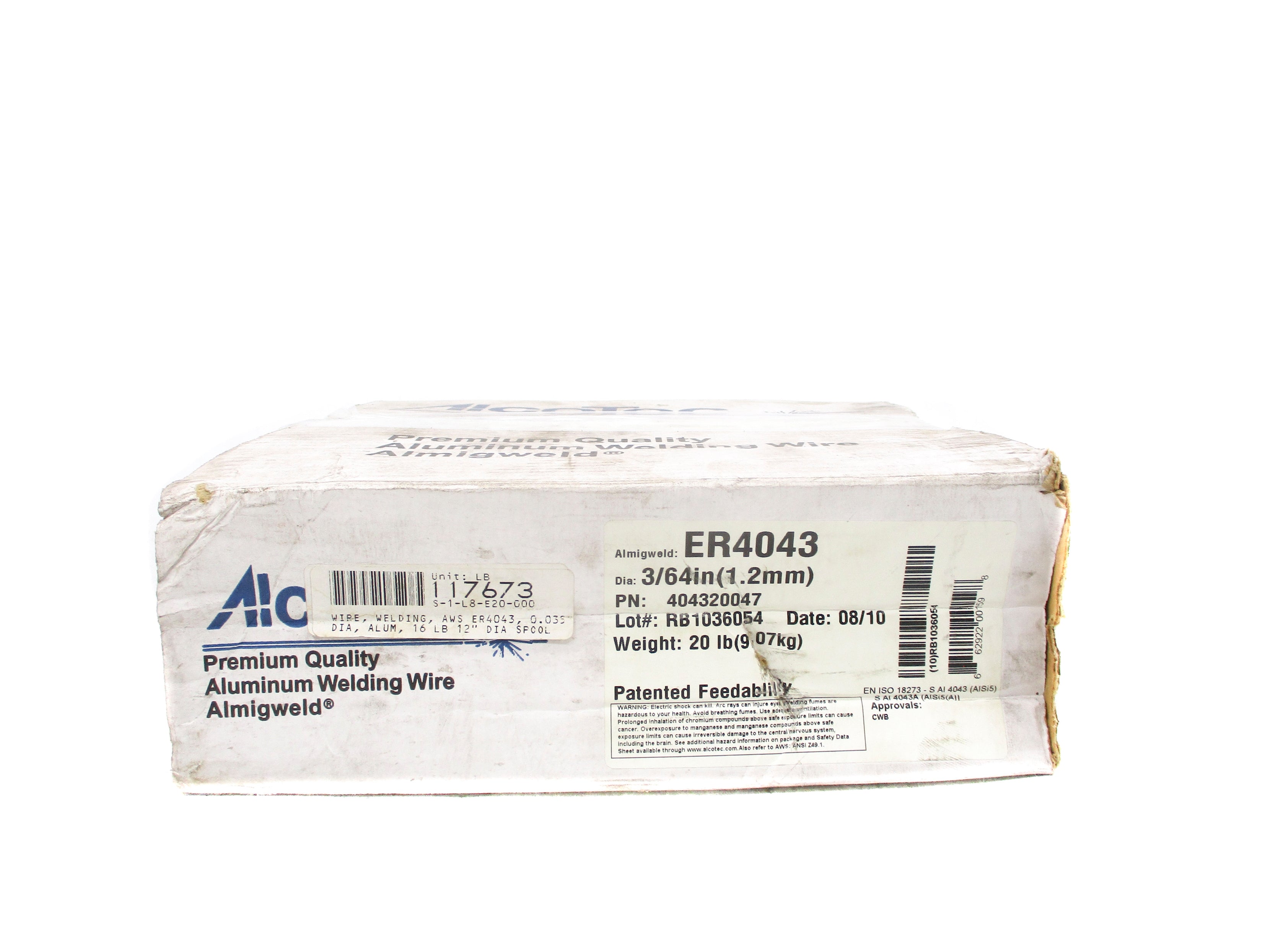 ALCOTEC 404320047 ER4043 20LB NSMP