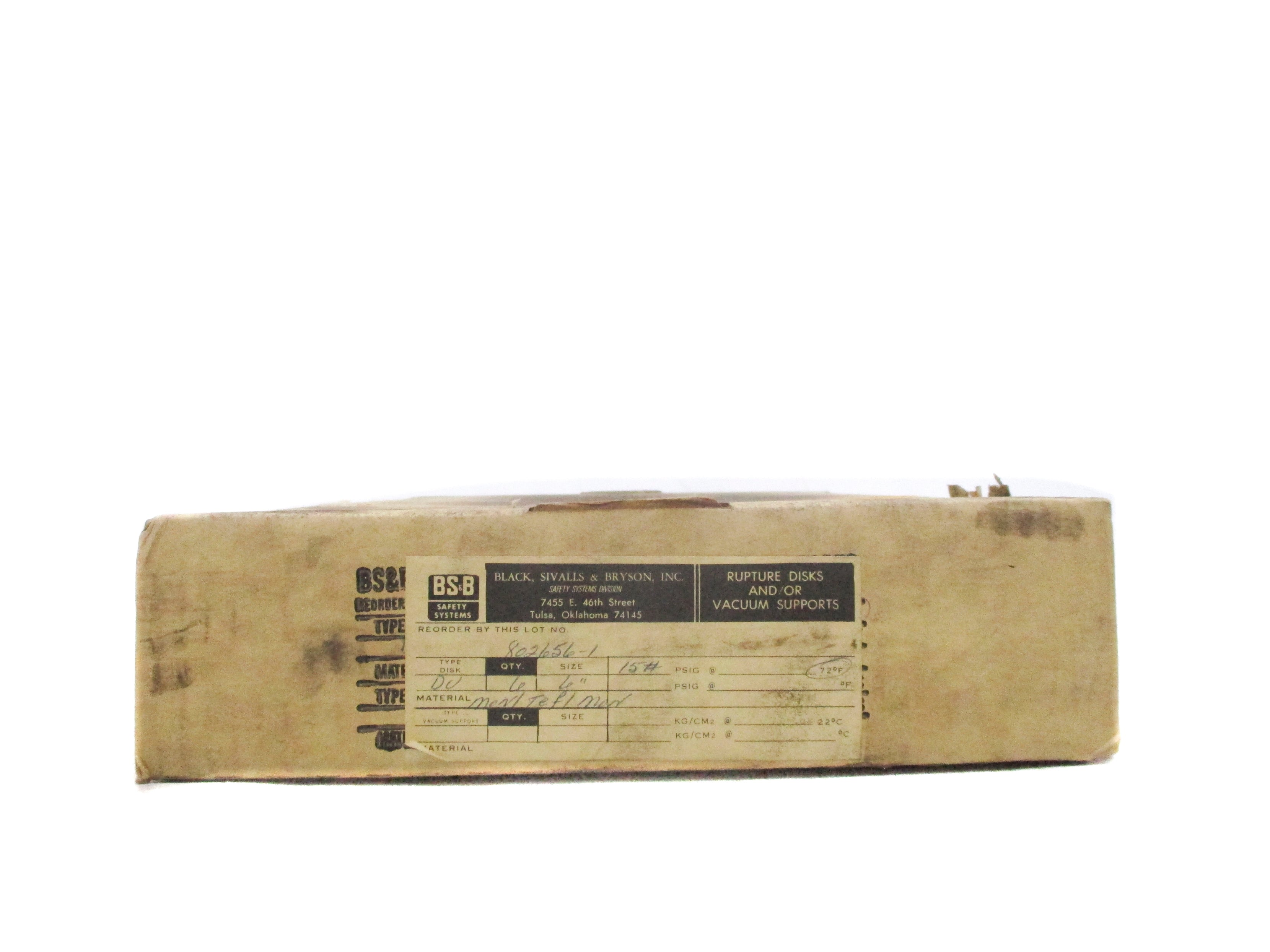 BS&B SAFETY SYSTEMS 802656-1 (PKG OF 6) NSMP