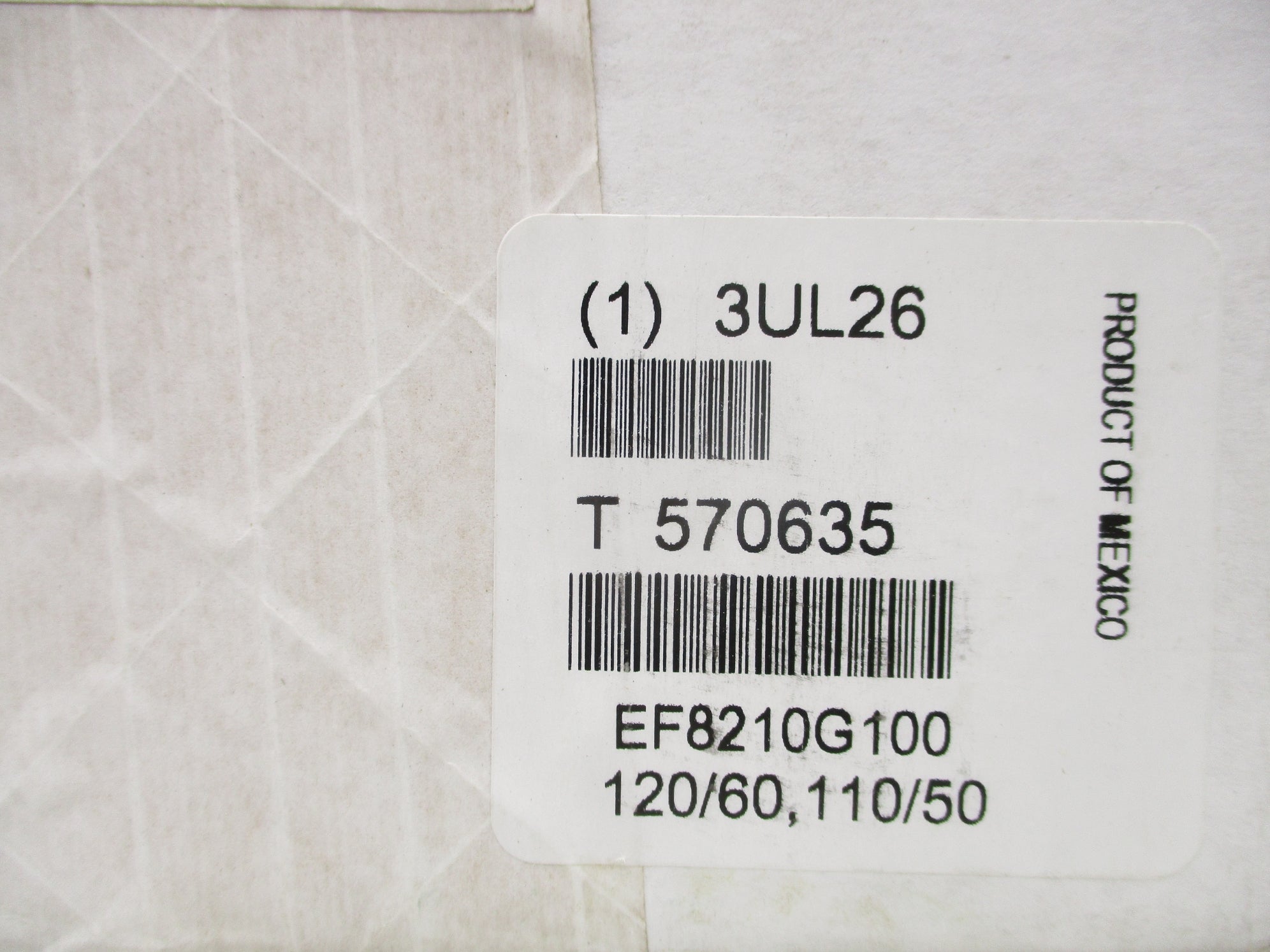 ASCO EF8210G100 110/120V NSFS