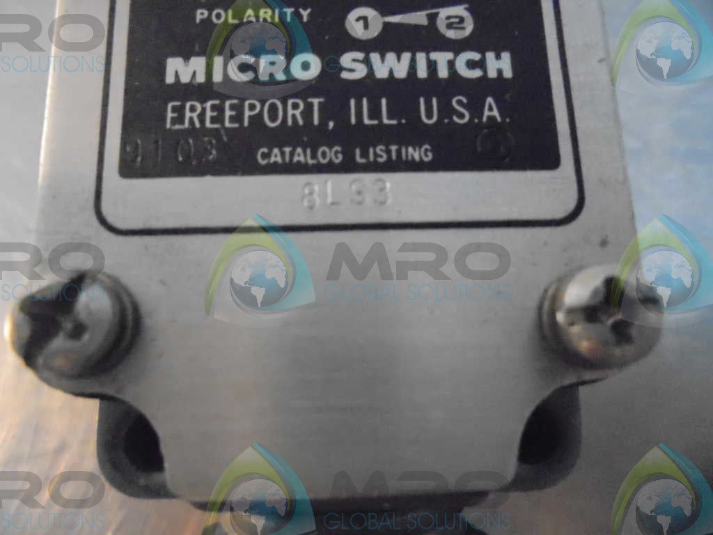 MICROSWITCH 8LS3 PERCISION LIMIT SWITCH (GREY) *USED*