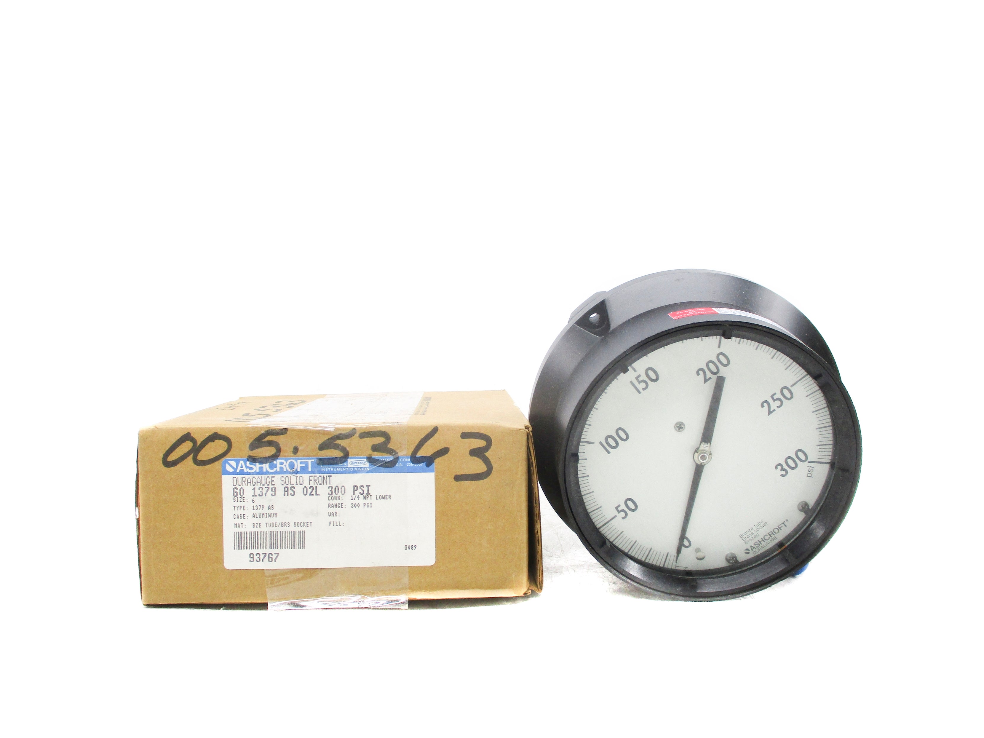 ASHCROFT 601379AS02L-300 0-300PSI NSMP