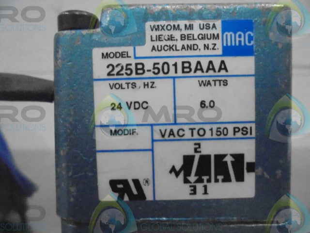 MAC 225B-501BAAA VALVE *USED*