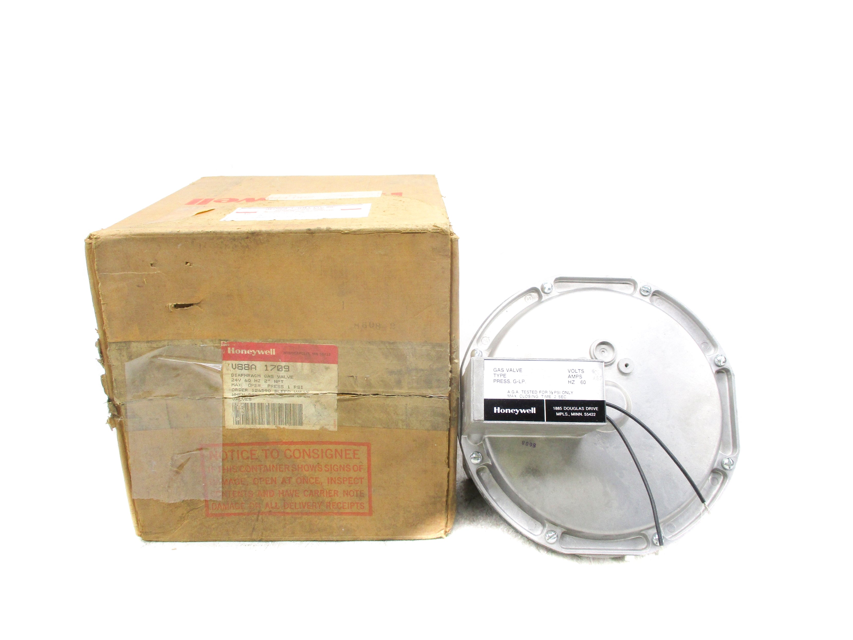 HONEYWELL V88A1709 1PSI 24V NSMP