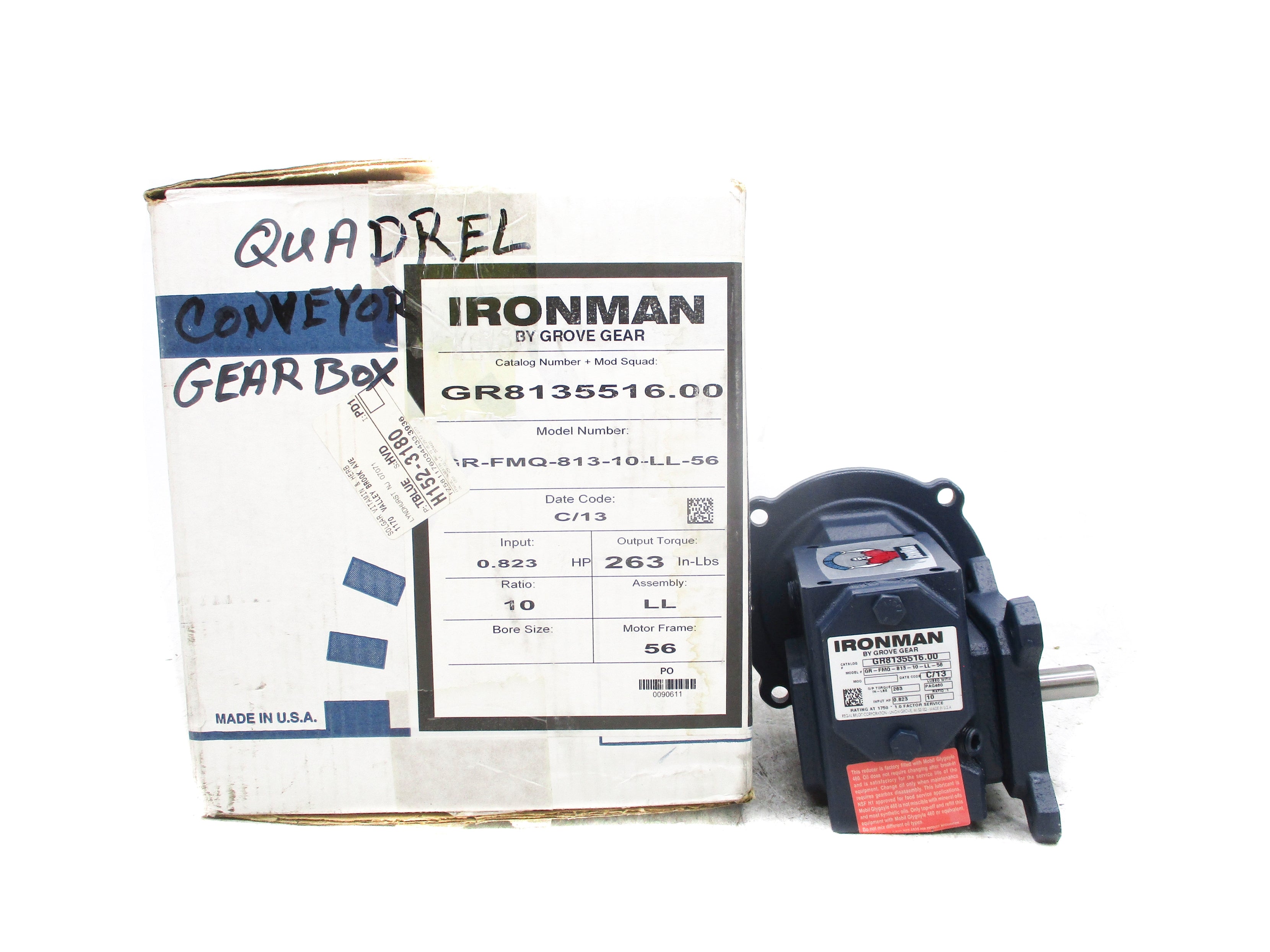 GROVE GEAR GR-FMQ-813-10-LL-56 NSMP
