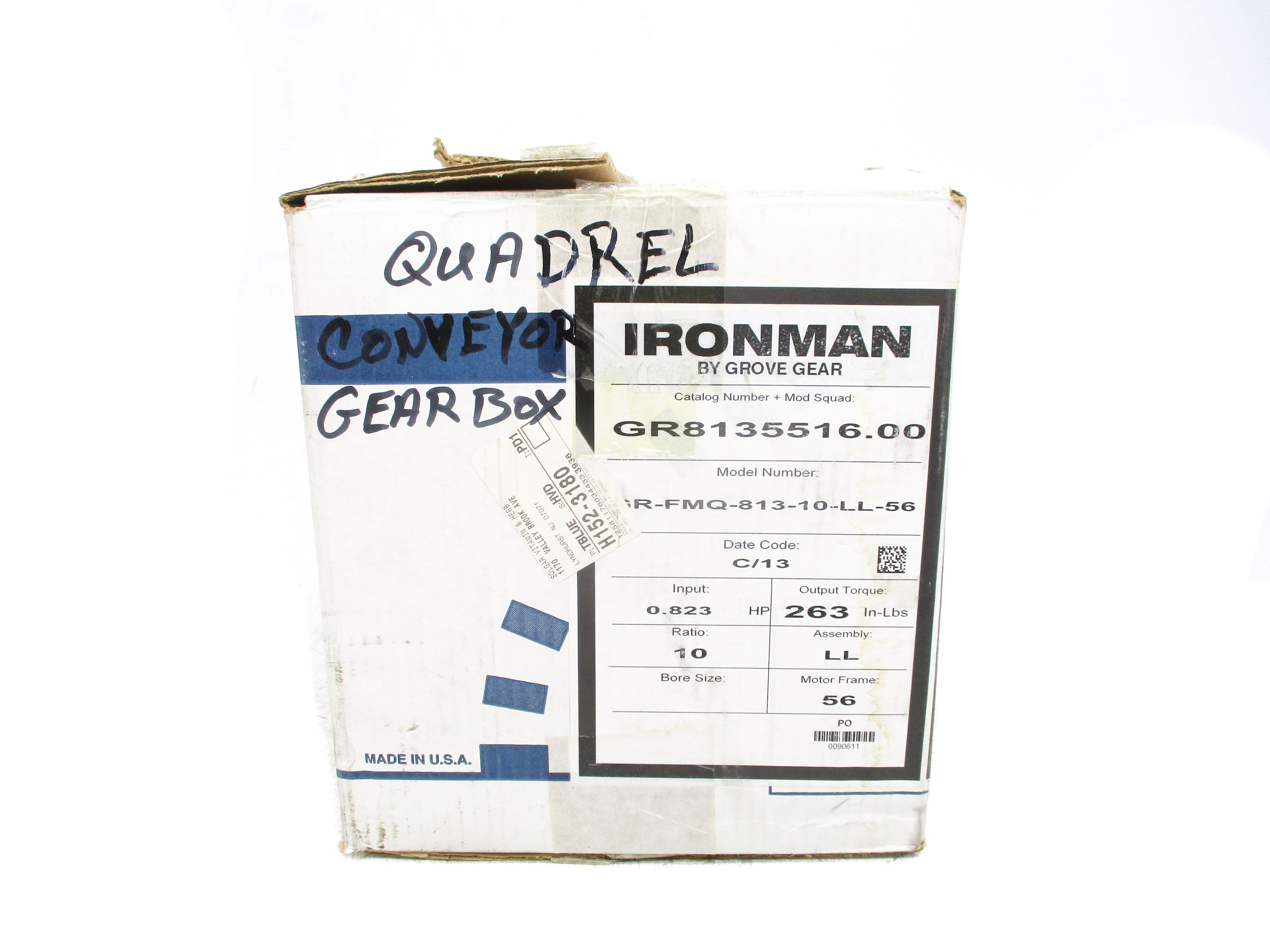 GROVE GEAR GR-FMQ-813-10-LL-56 NSMP