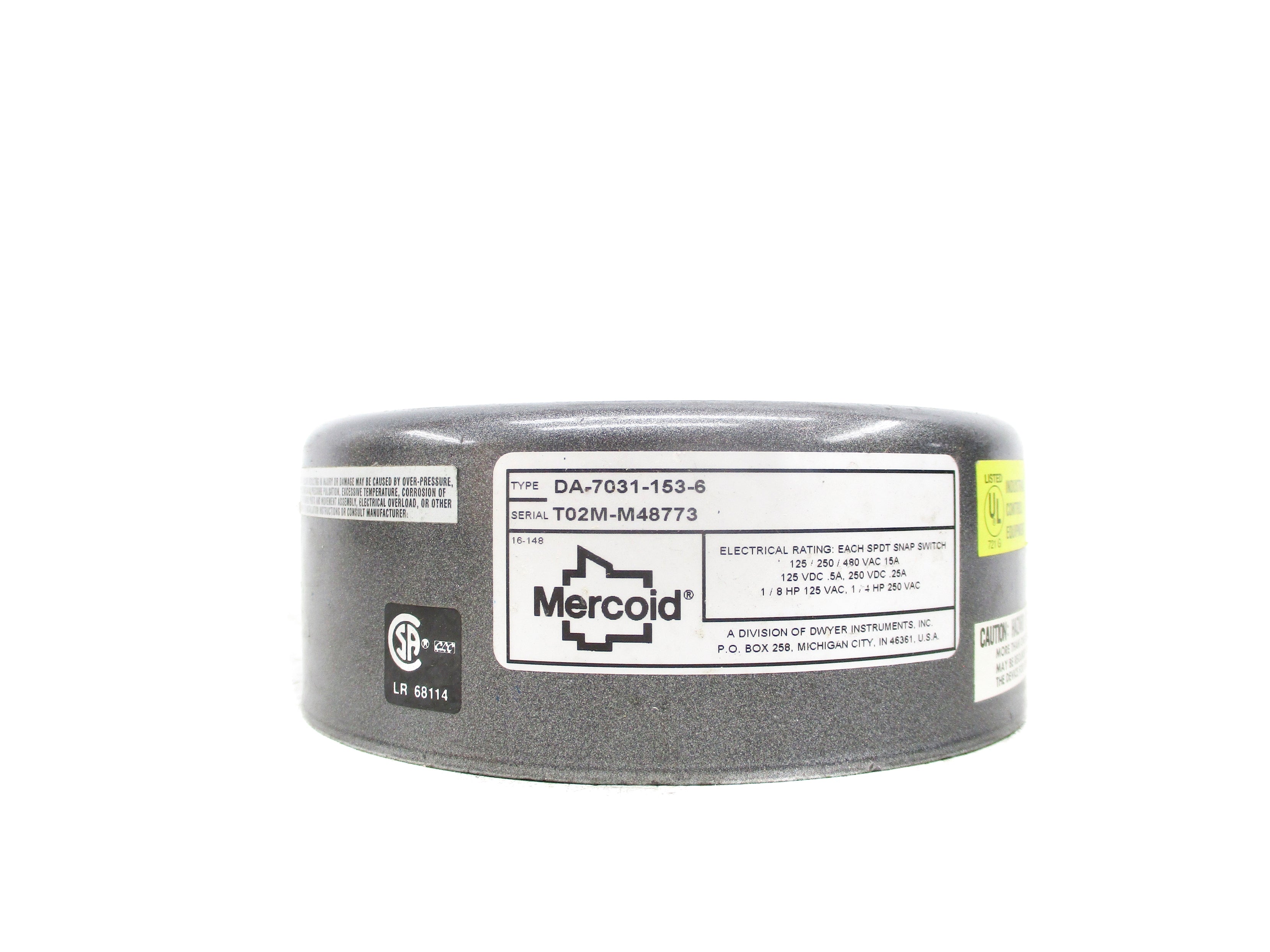 MERCOID DA-7031-153-6 (AS PICTURED) NSNP