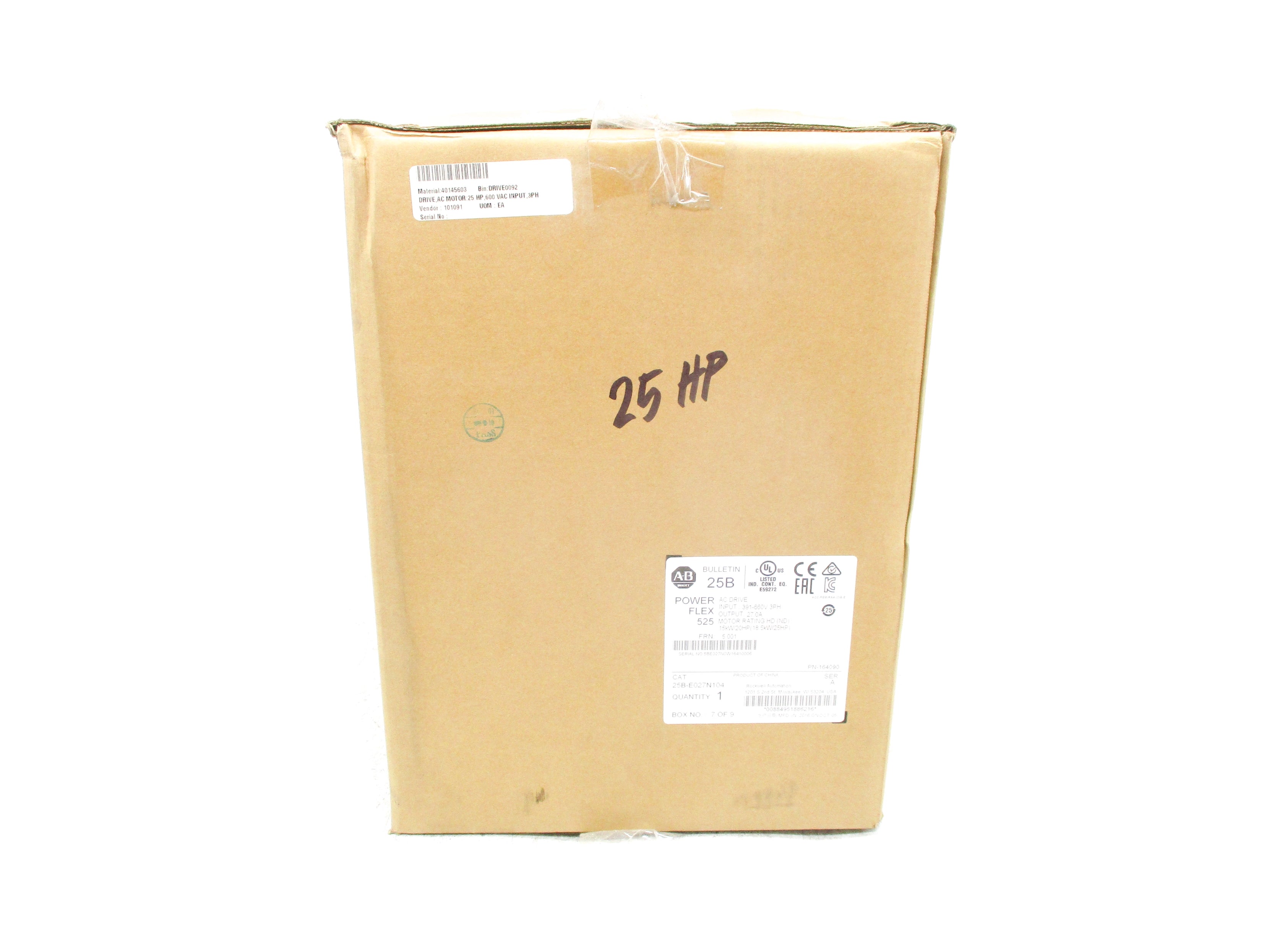 ALLEN BRADLEY 25B-E027N104 SER. A F/W 5.001 NSMP