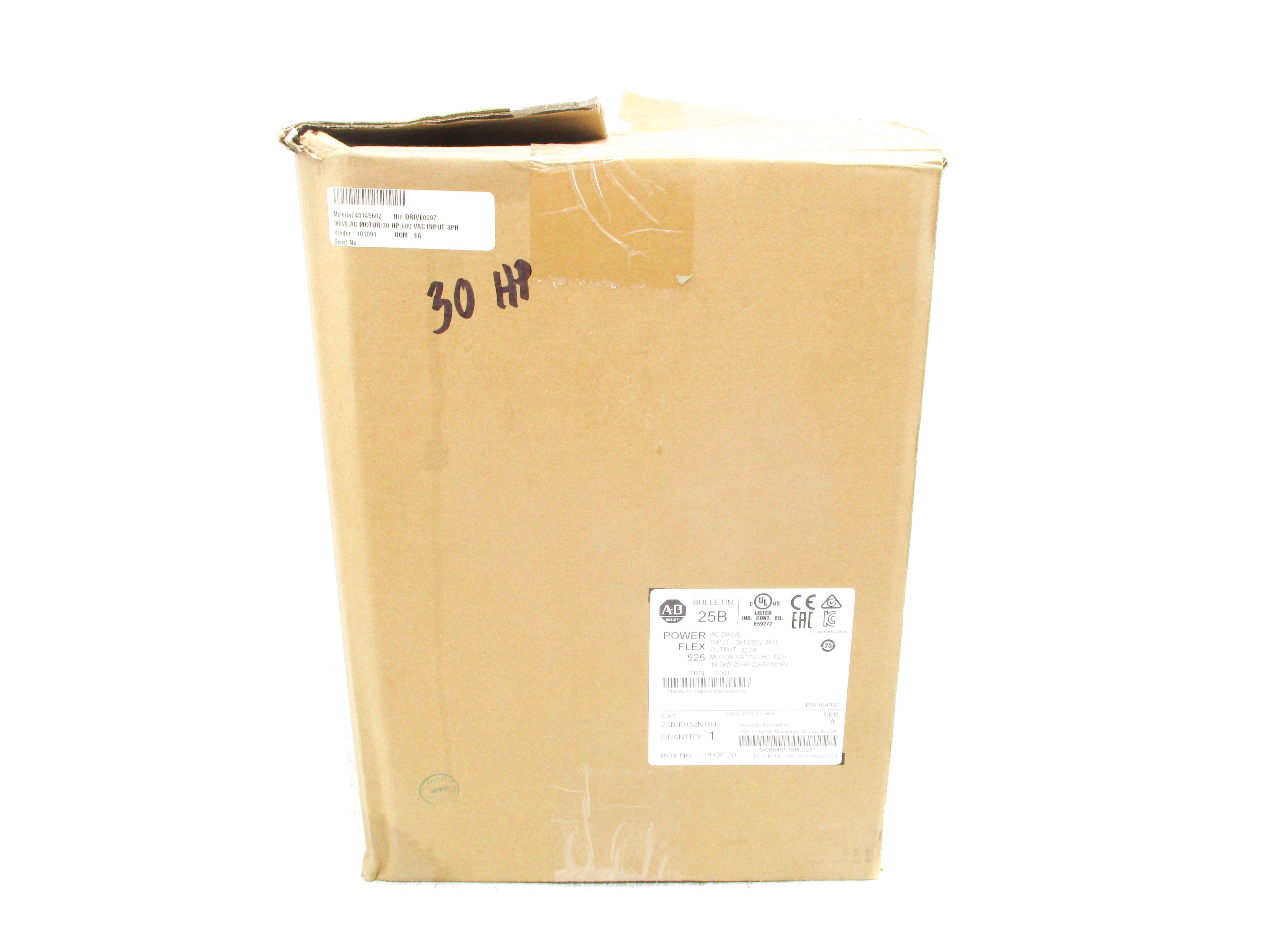 ALLEN BRADLEY 25B-E032N104 SER. A F/W 5.001 NSMP