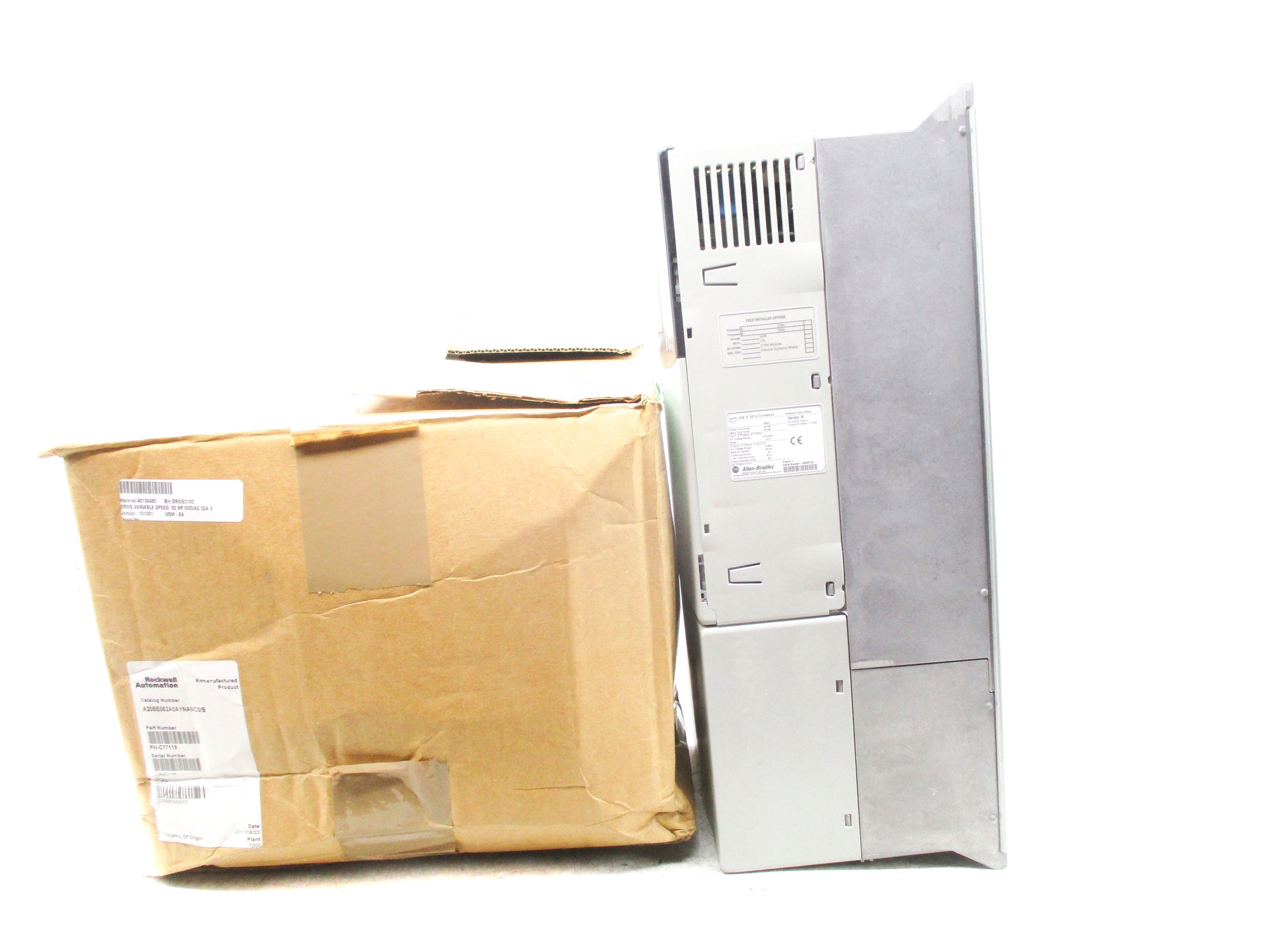ALLEN BRADLEY A20BE052A0AYNANC0 SER. B F/W 10.003 REMAN