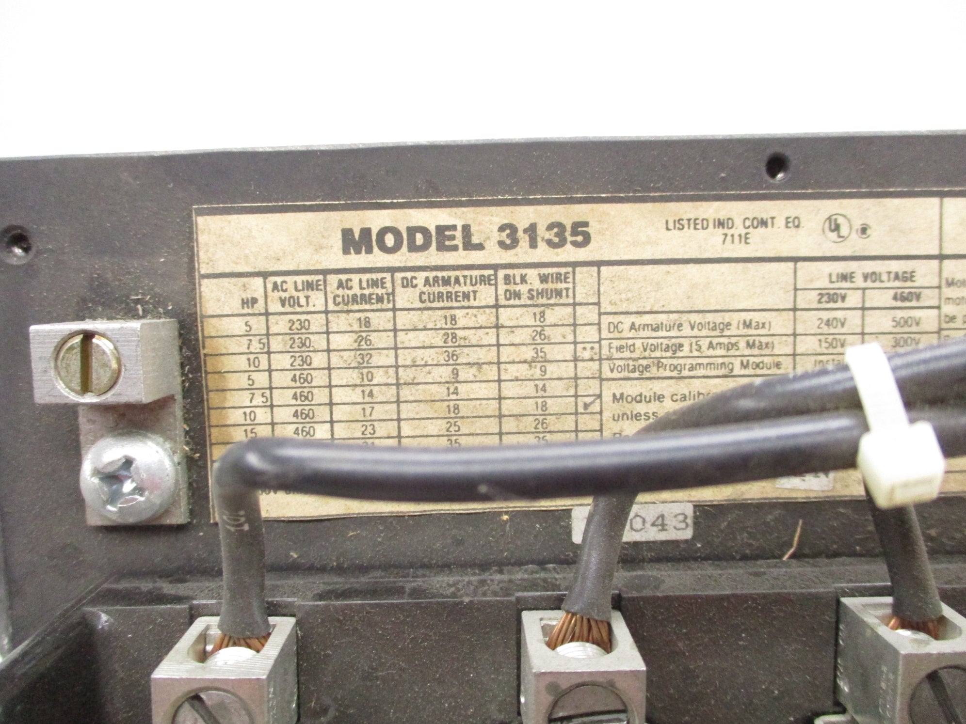 BINDER MODEL 3135 UNMP