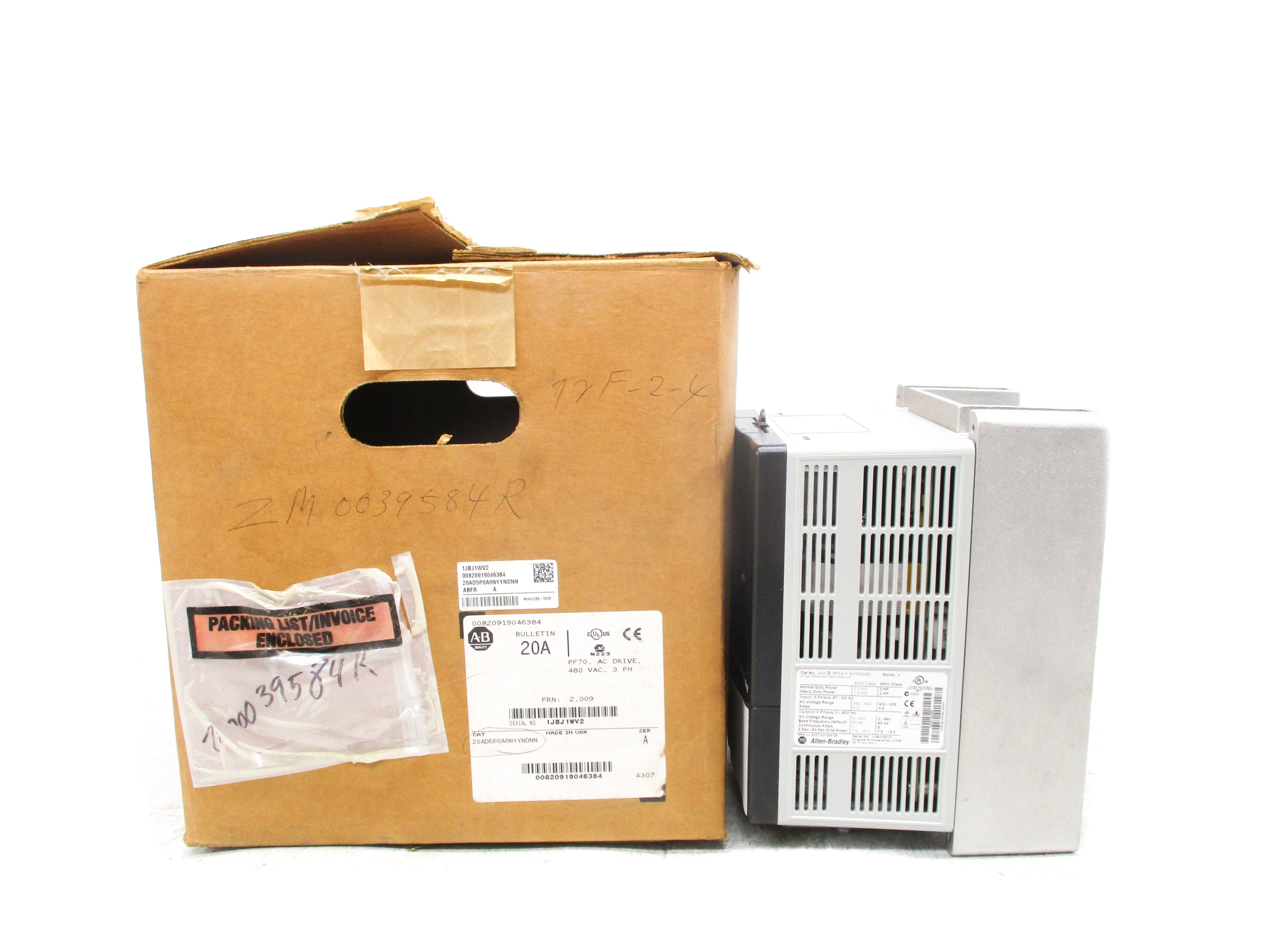 INDUSTRIAL SPARE PART 20AD5P0A0NYYNDNN SER. A F/W 2.009 NSMP