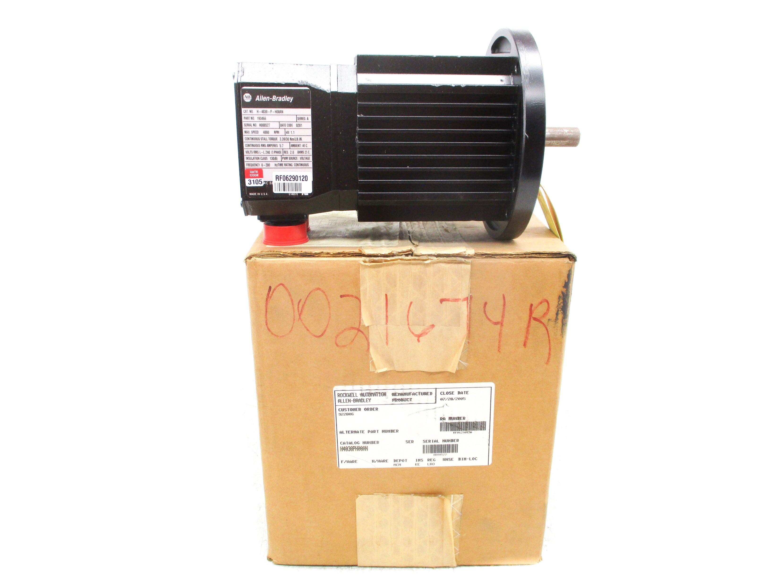 INDUSTRIAL SPARE PART H4030PH00AN SER. A REMAN