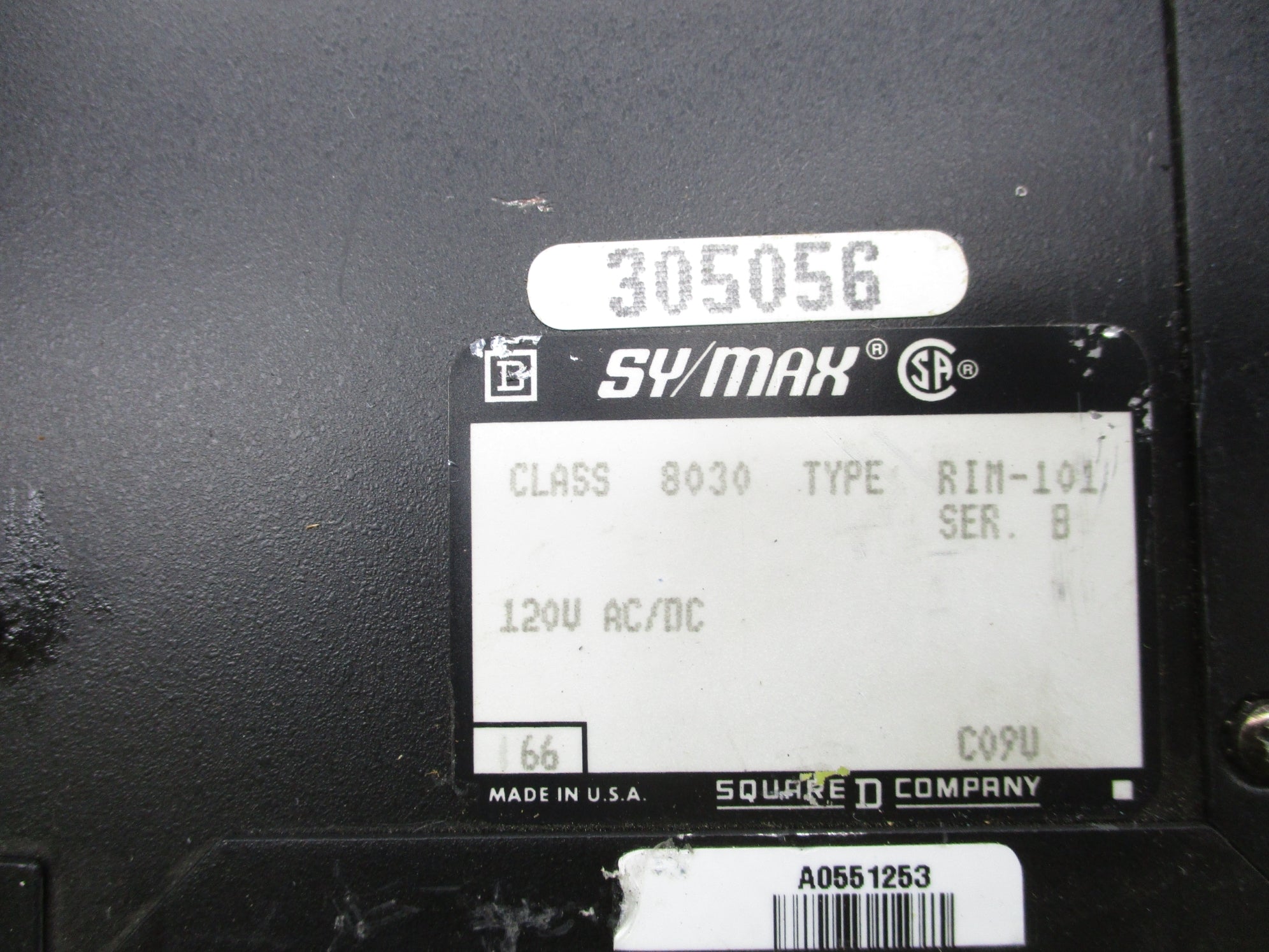 SQUARE D 8030RIM101 SER. B (AS PICTURED) UNMP