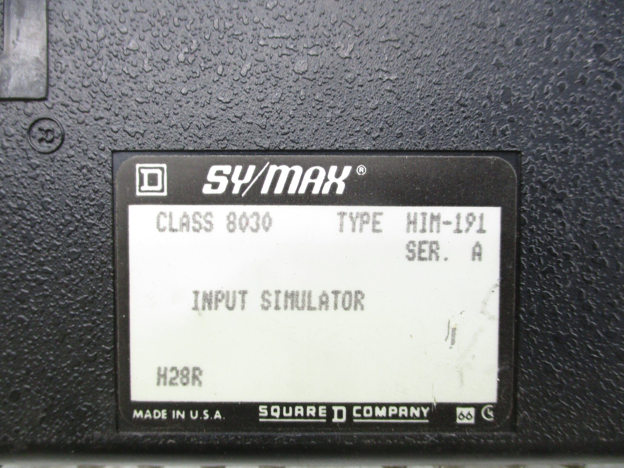SQUARE D 8030HIM191 SER. A (AS PICTURED) UNMP