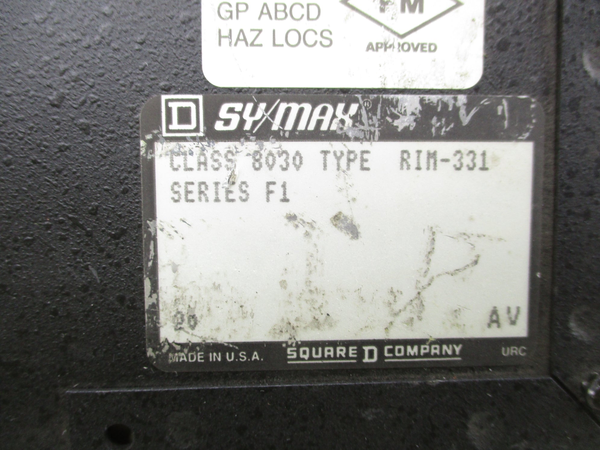 SQUARE D 8030RIM331 SER. F1 UNMP