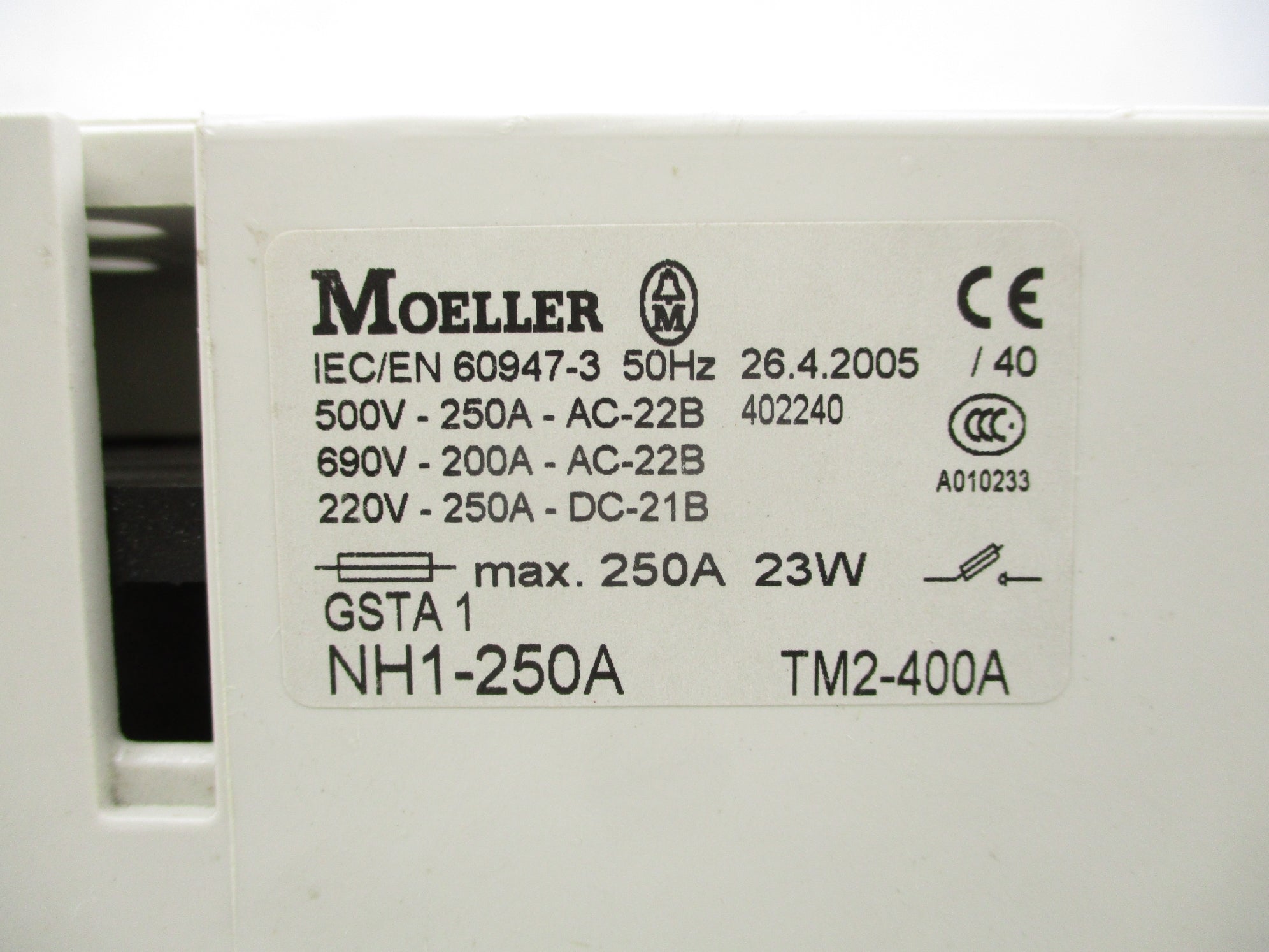 KLOCKNER MOELLER NH1-250A NSNP