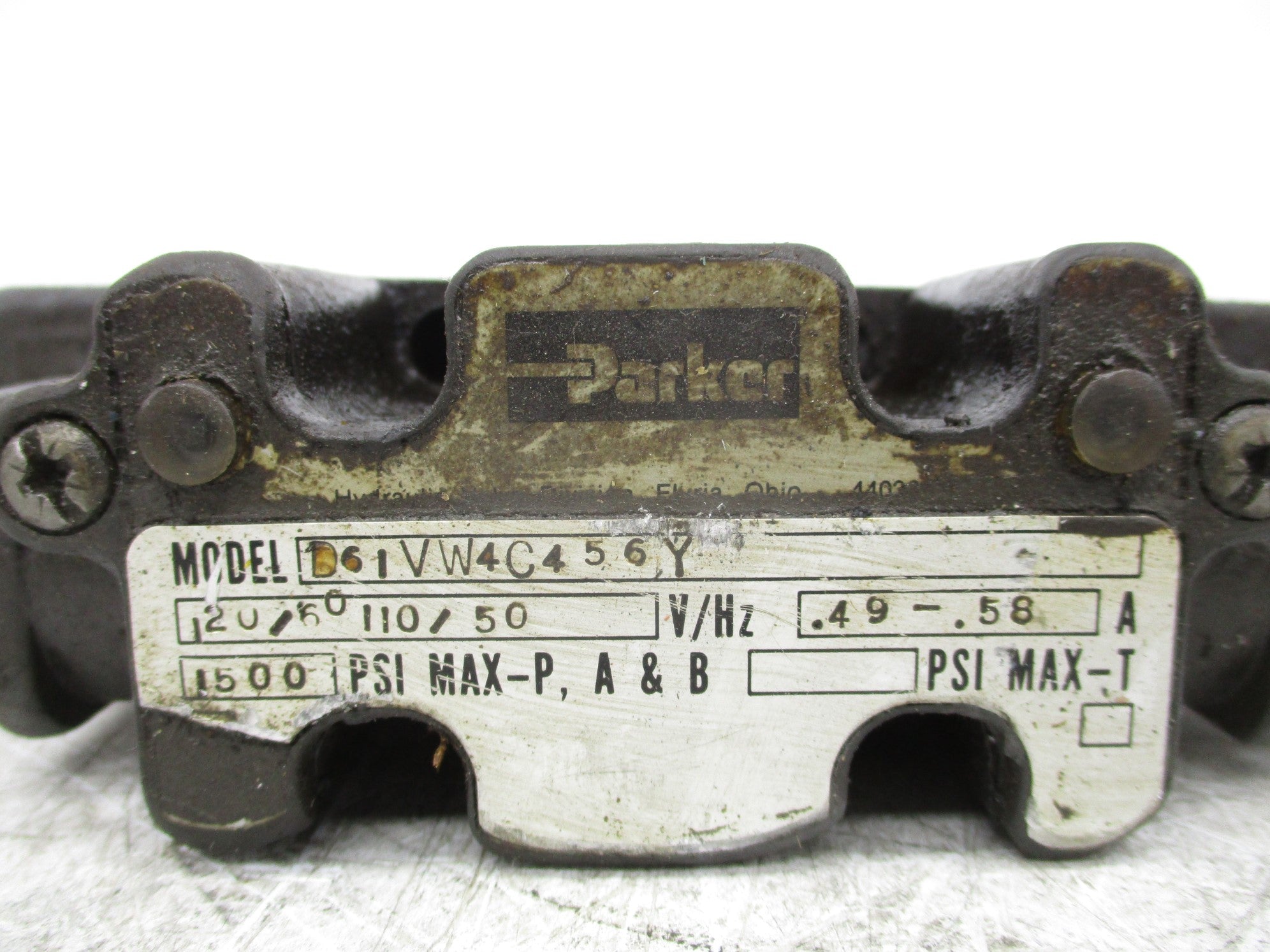 PARKER D61VW4C456Y 1500PSI 120V UNMP