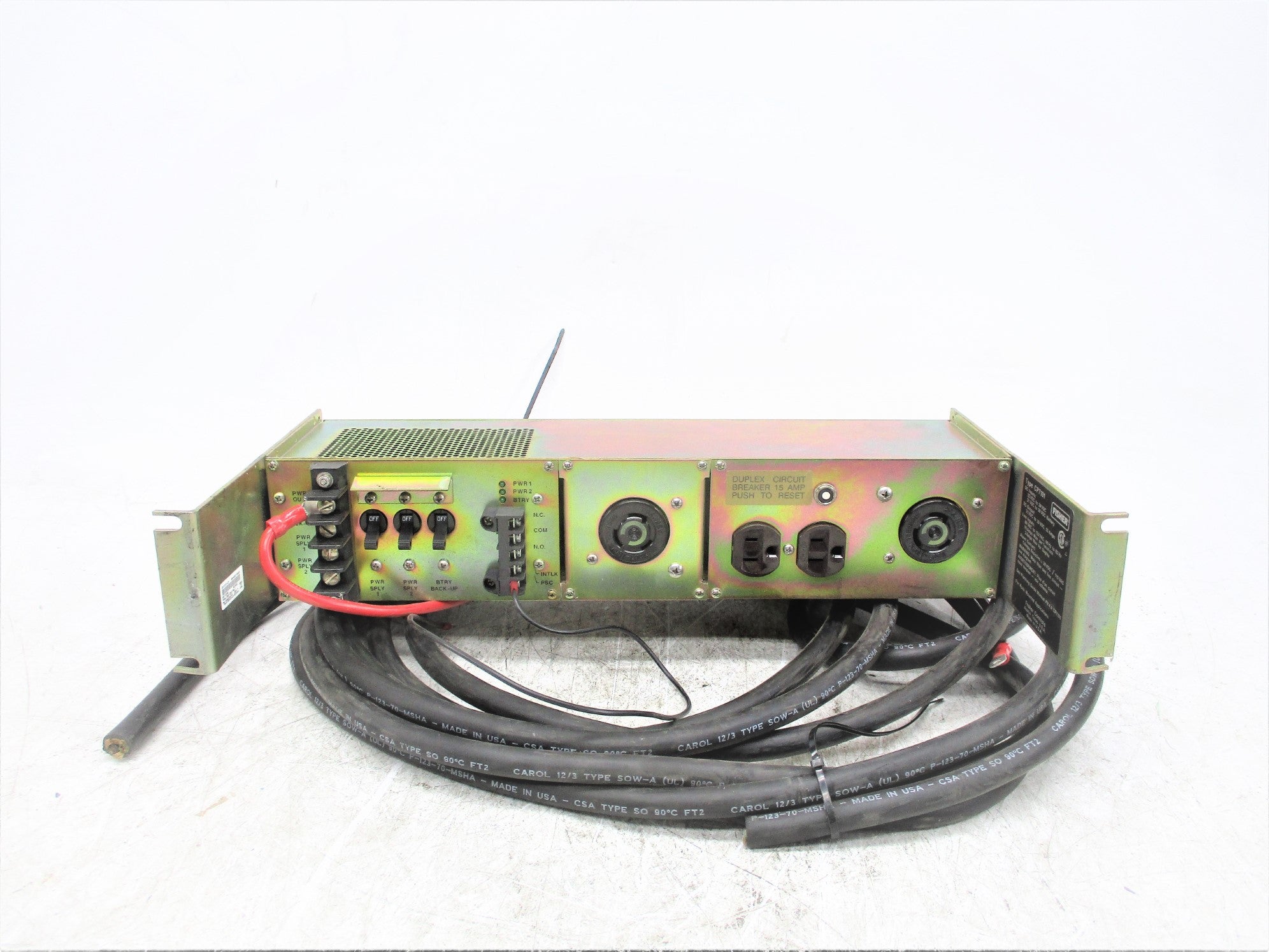 FISHER CONTROLS CP7101 85-132VAC 16A UNMP