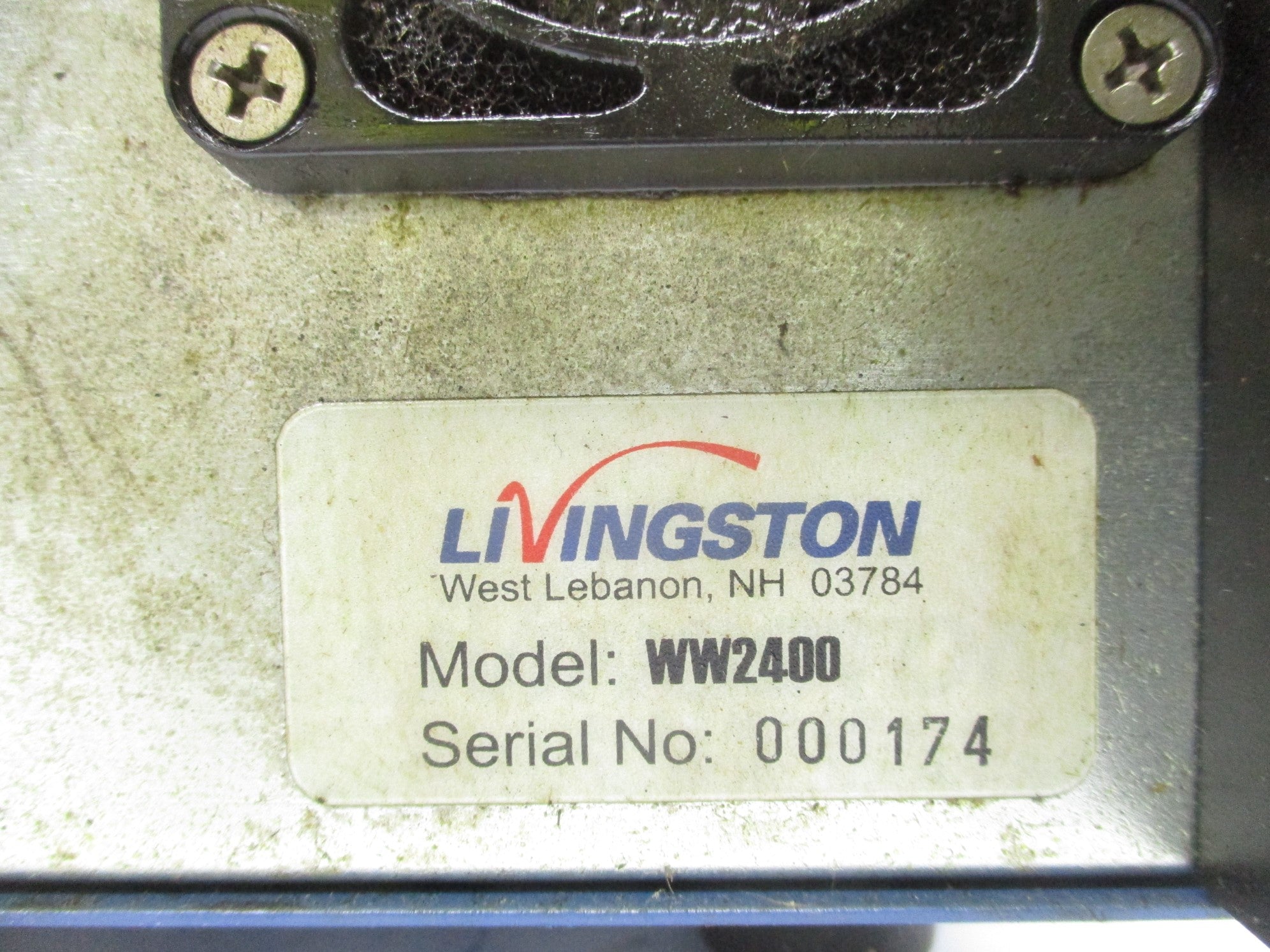 LIVINGSTON WW2400 (AS PICTURED 1) UNMP