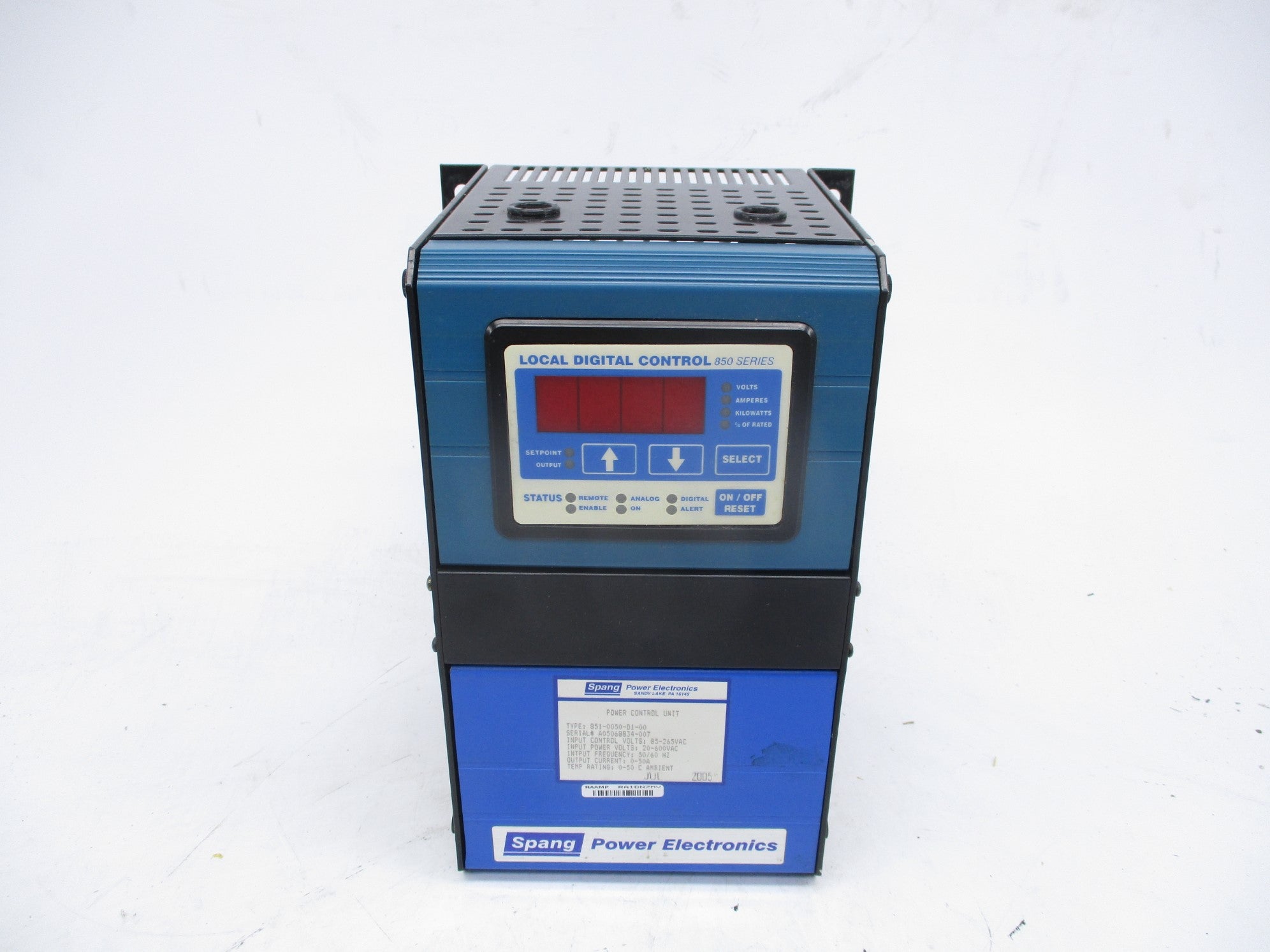 SPANG 851-0050-D1-00 REMAN