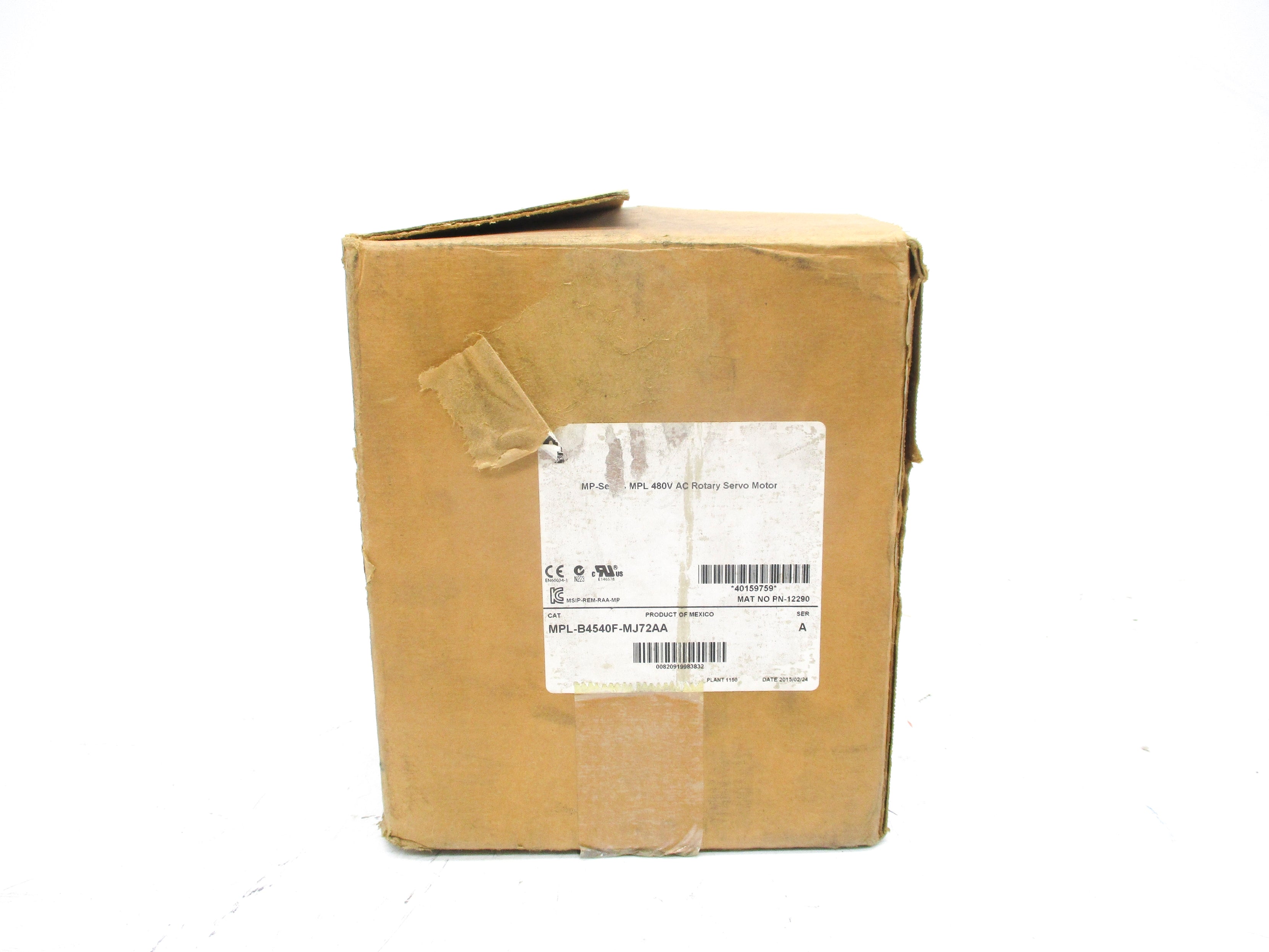 ALLEN BRADLEY MPL-B4540F-MJ72AA SER. A NSMP