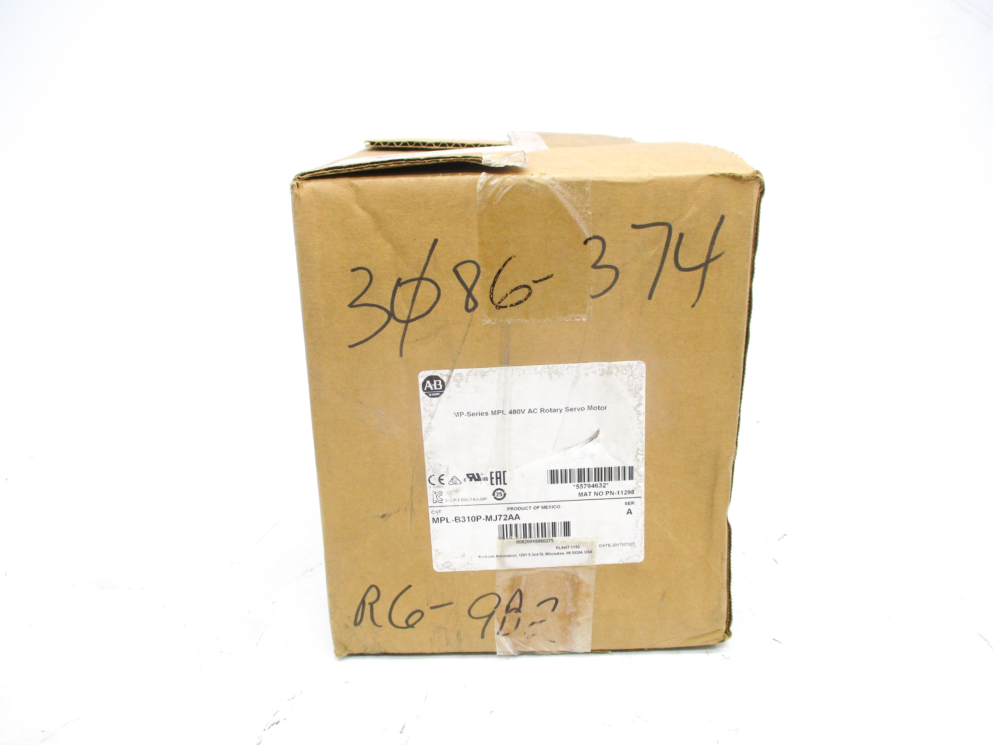 ALLEN BRADLEY MPL-B310P-MJ72AA SER. A NSMP