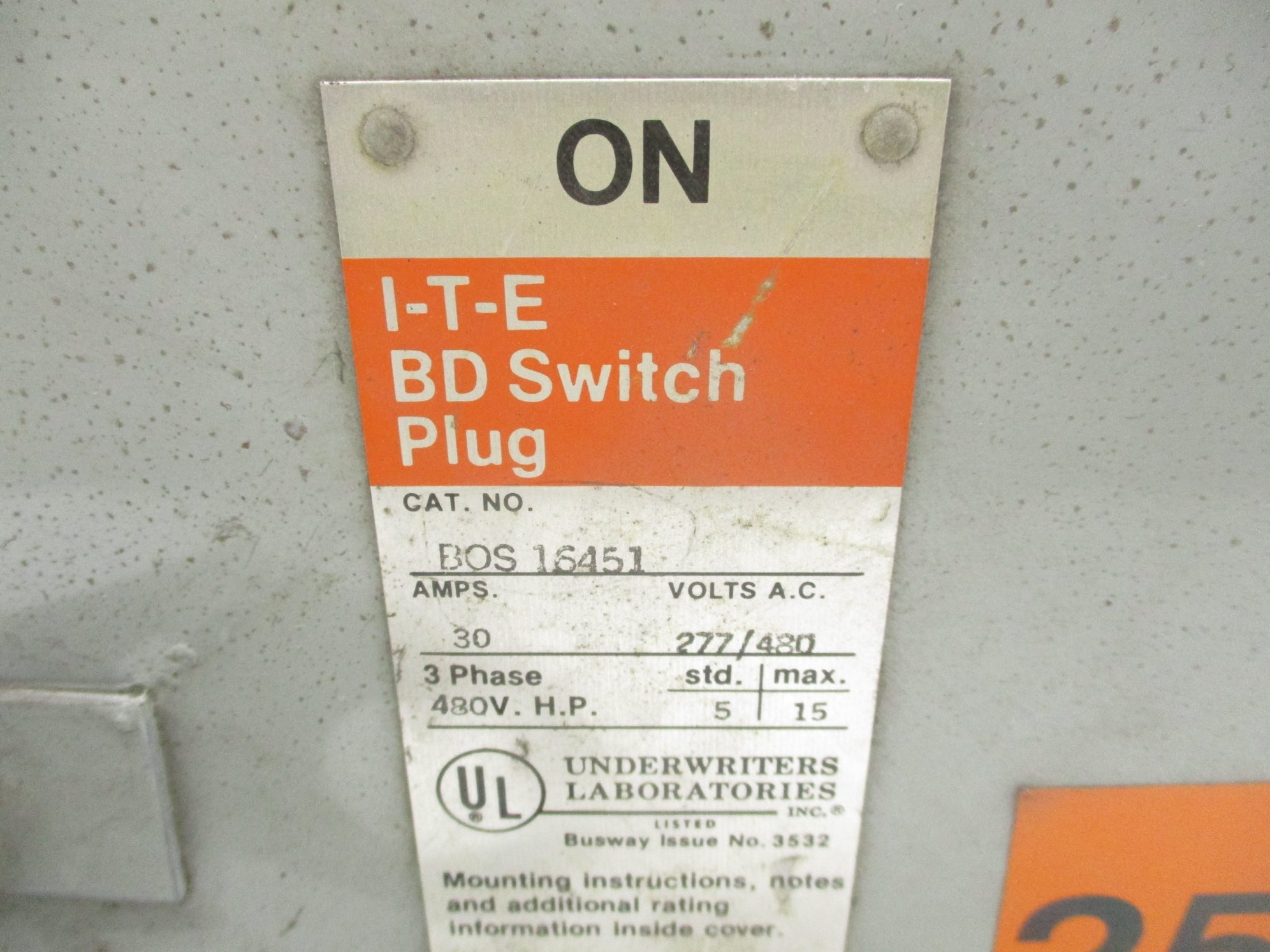 I.T.E BOS16451 UNMP