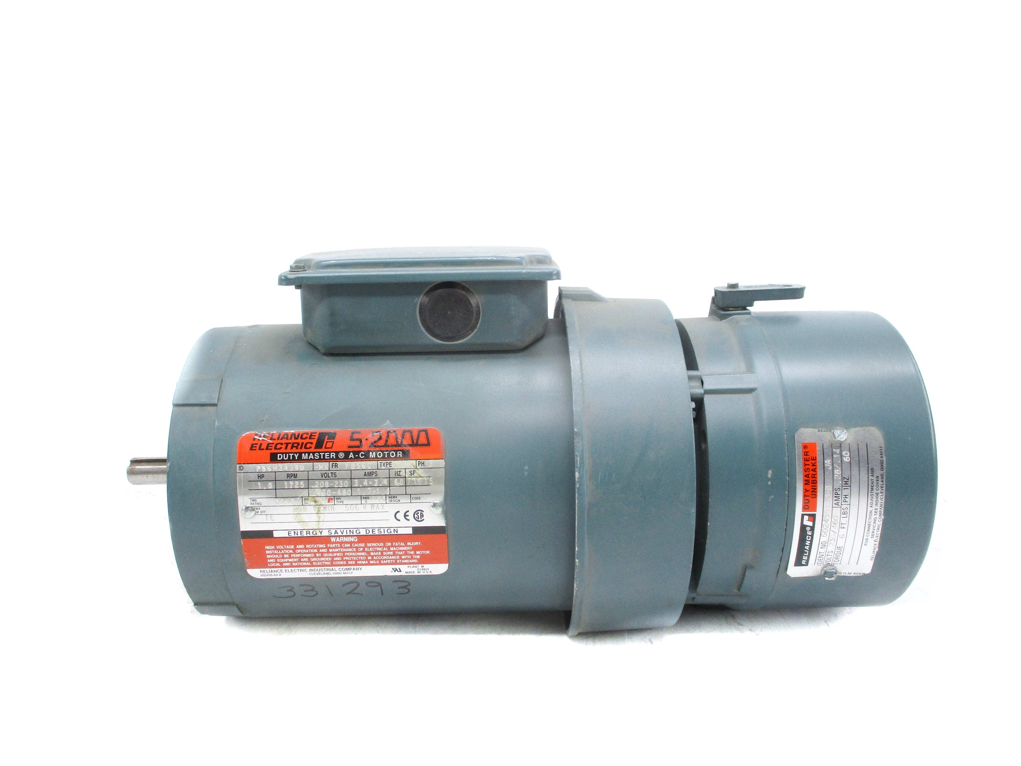 RELIANCE ELECTRIC P56H3439U NSNP