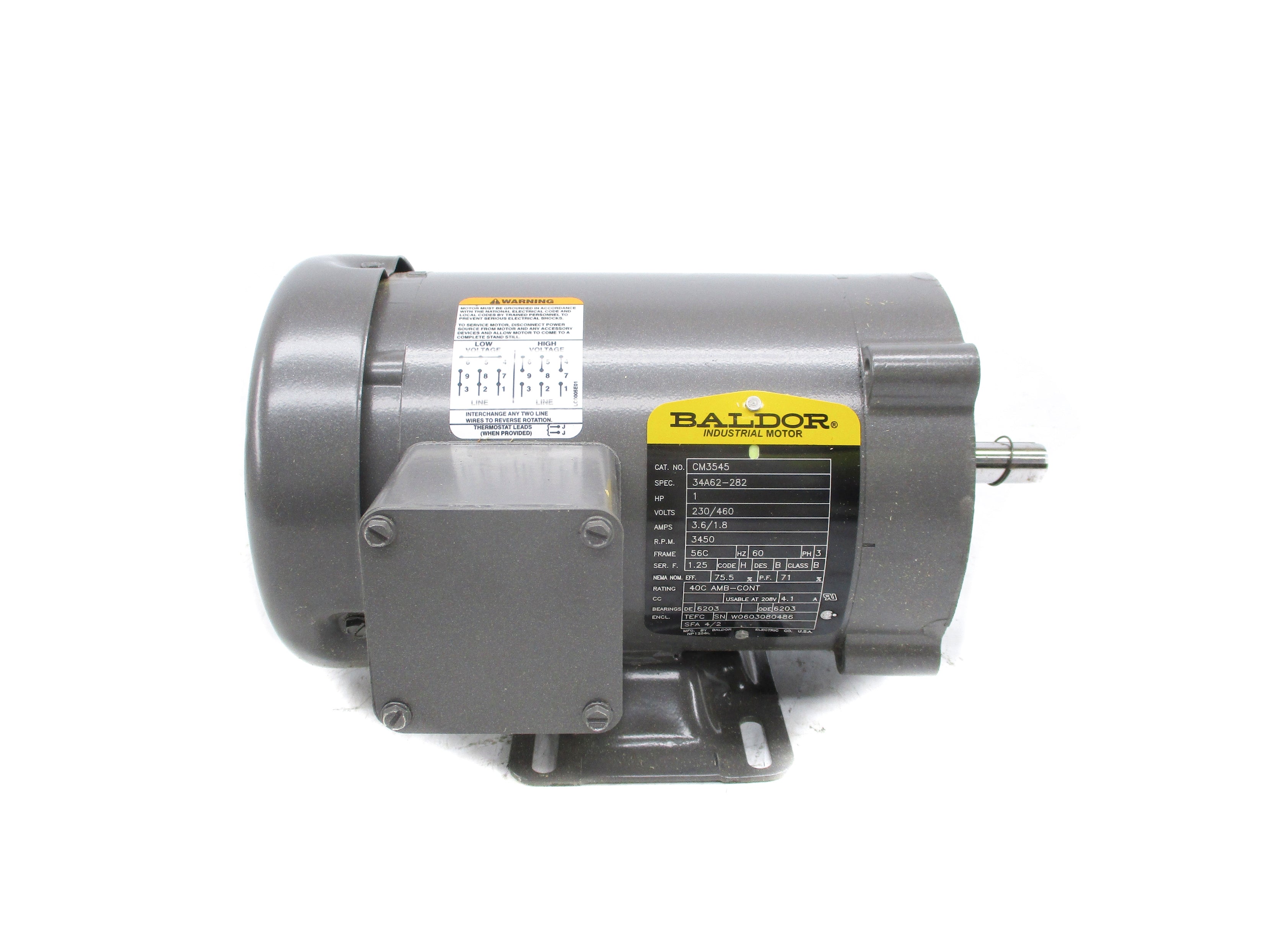 BALDOR CM3545 NSNP