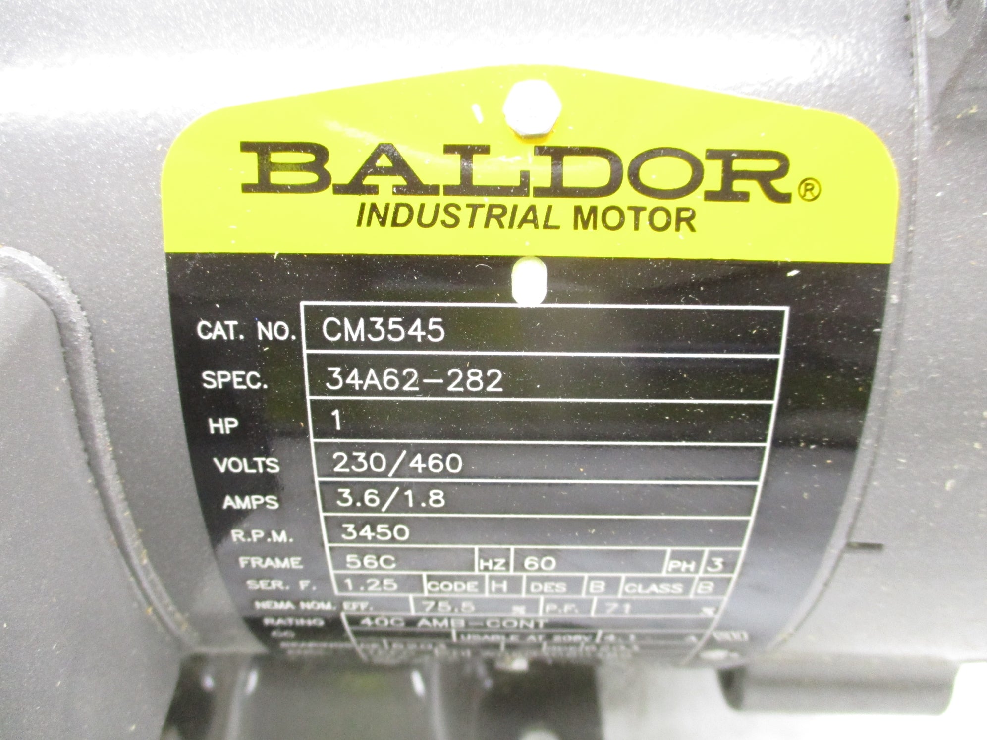 BALDOR CM3545 NSNP
