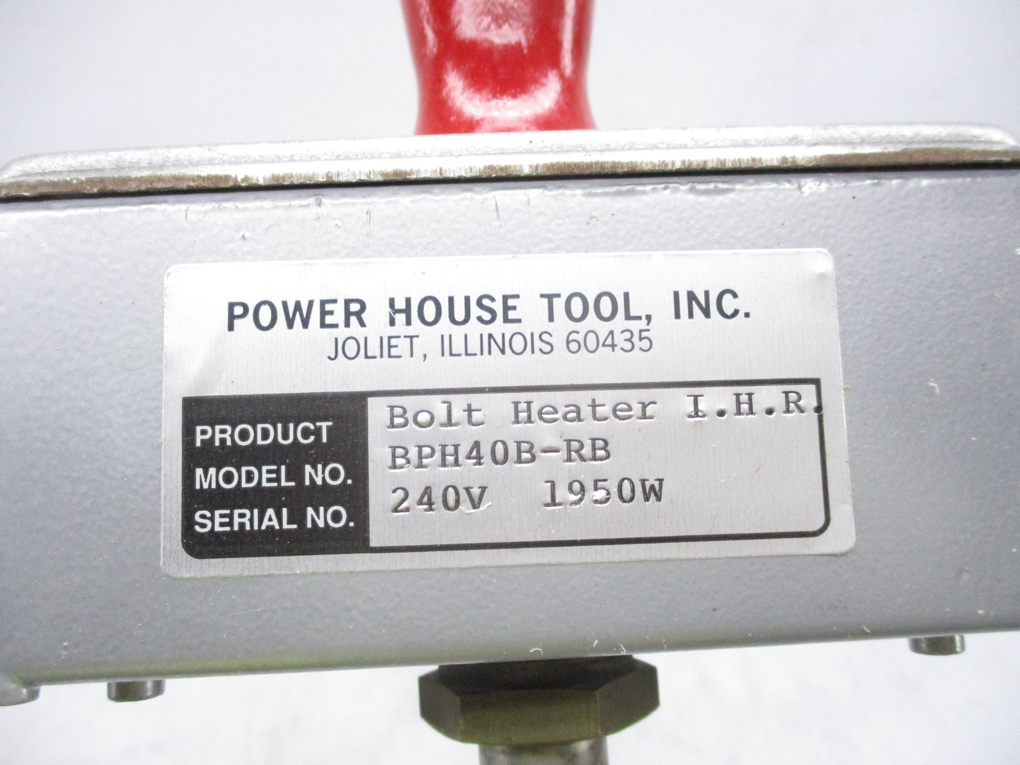 POWER HOUSE TOOL BPH40B-RB (AS PICTURED) NSNP