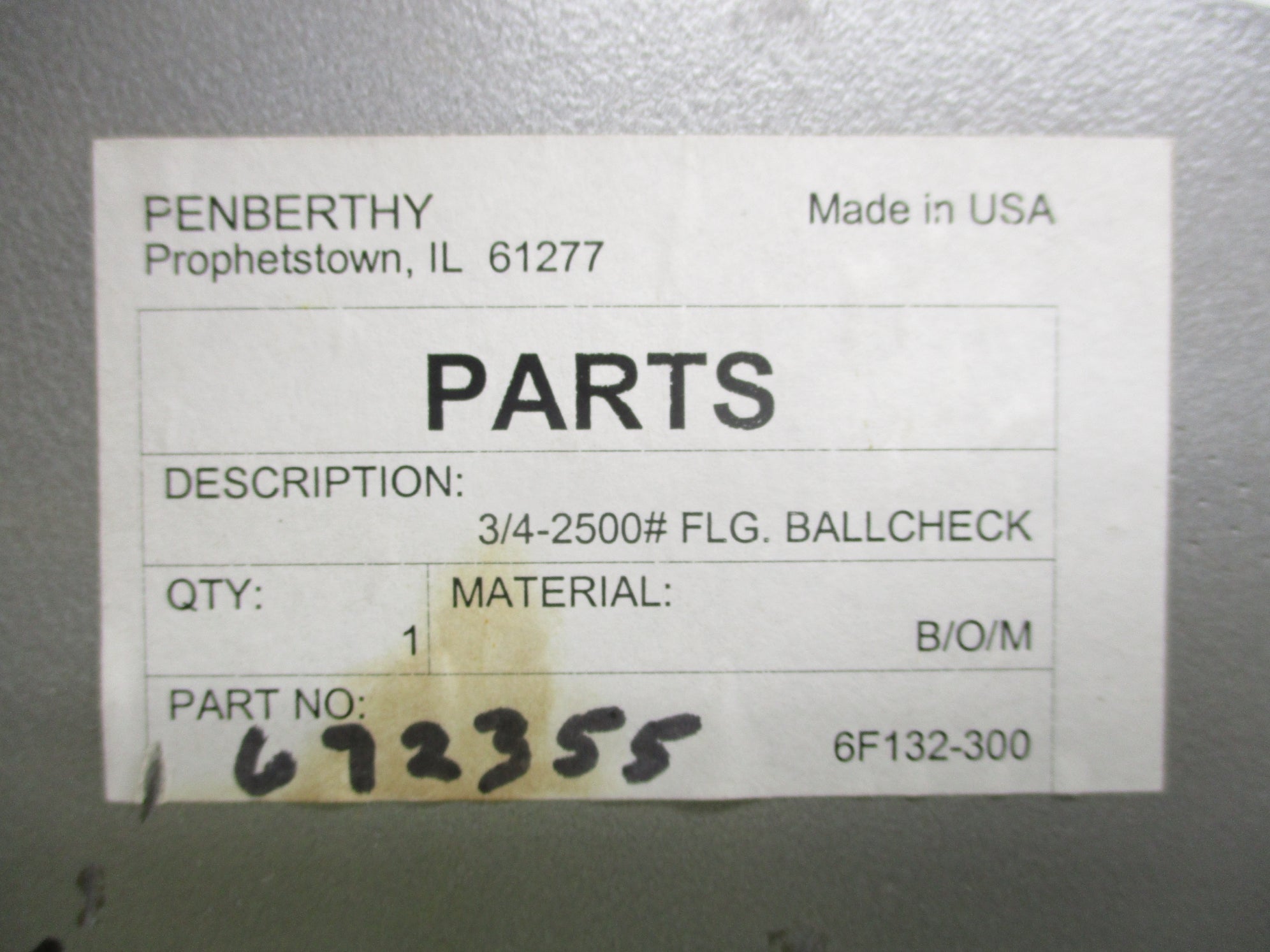 PENBERTHY 6F132-300 NSNP