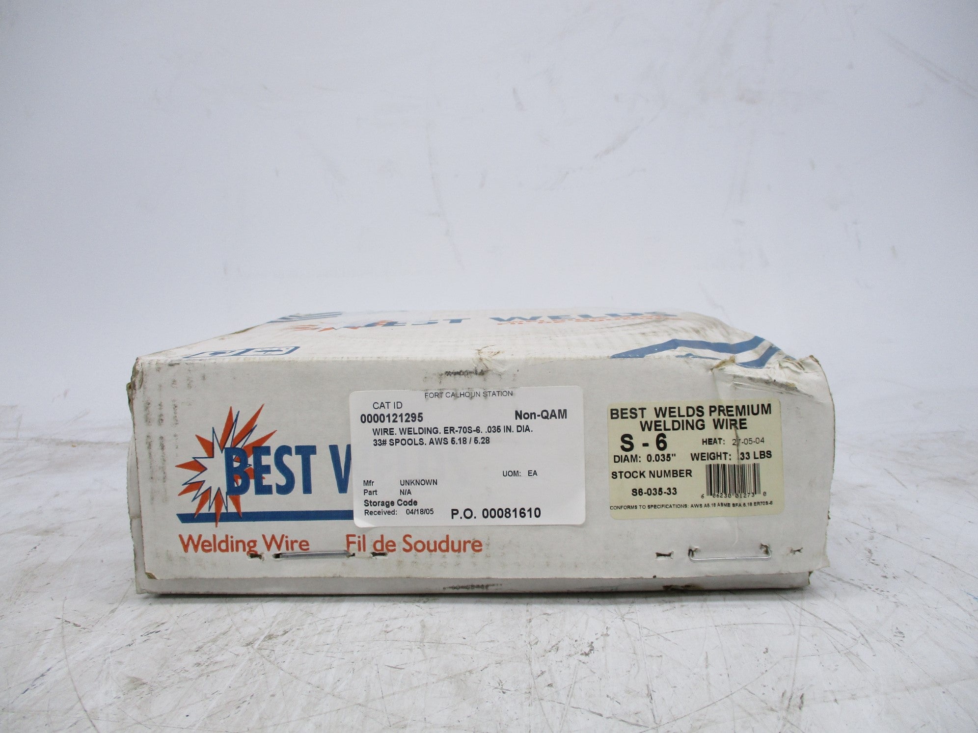 BEST WELDS SS-035-33 33LB NSMP