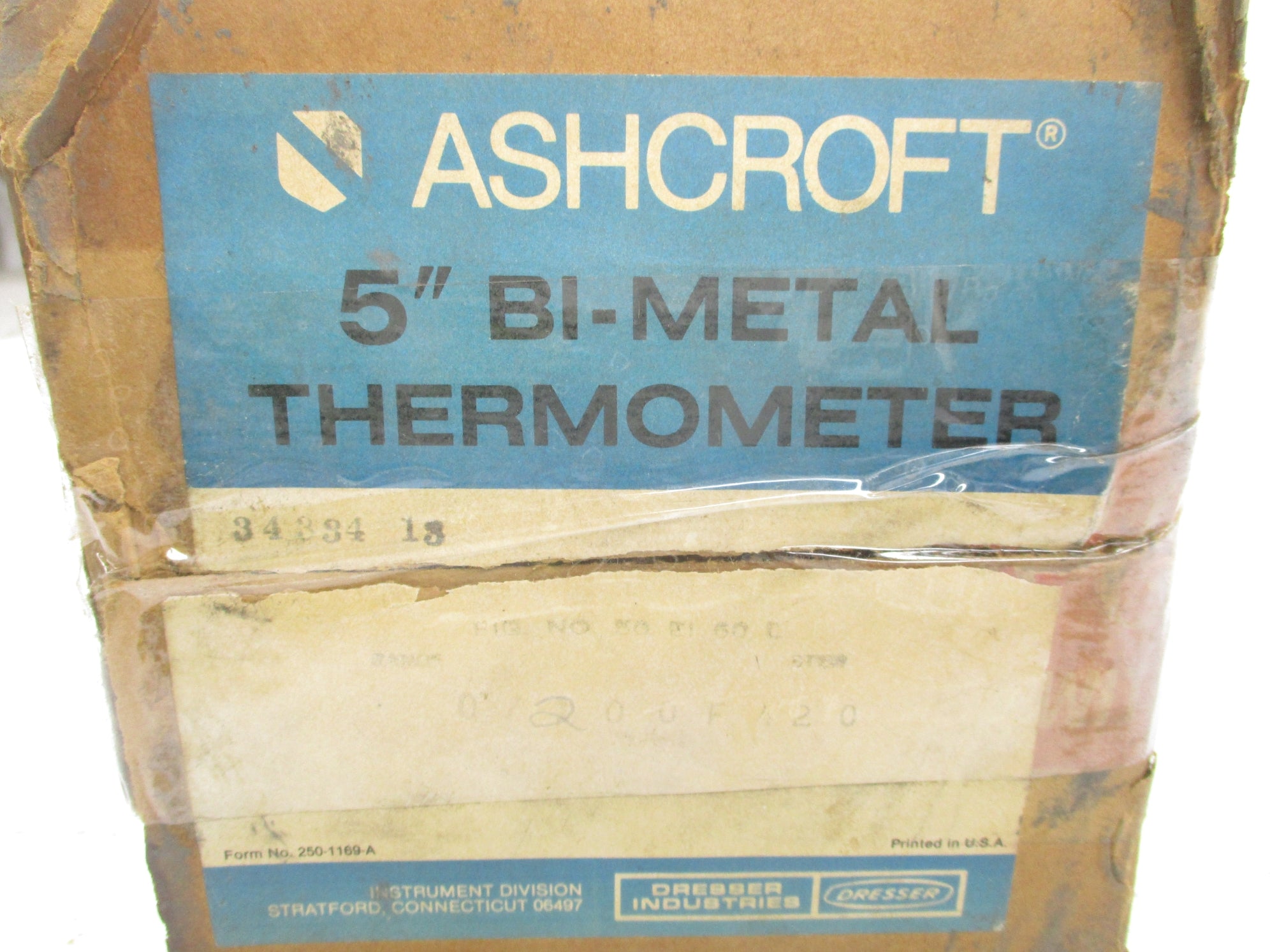 ASHCROFT 50EI60D 0-200F NSMP
