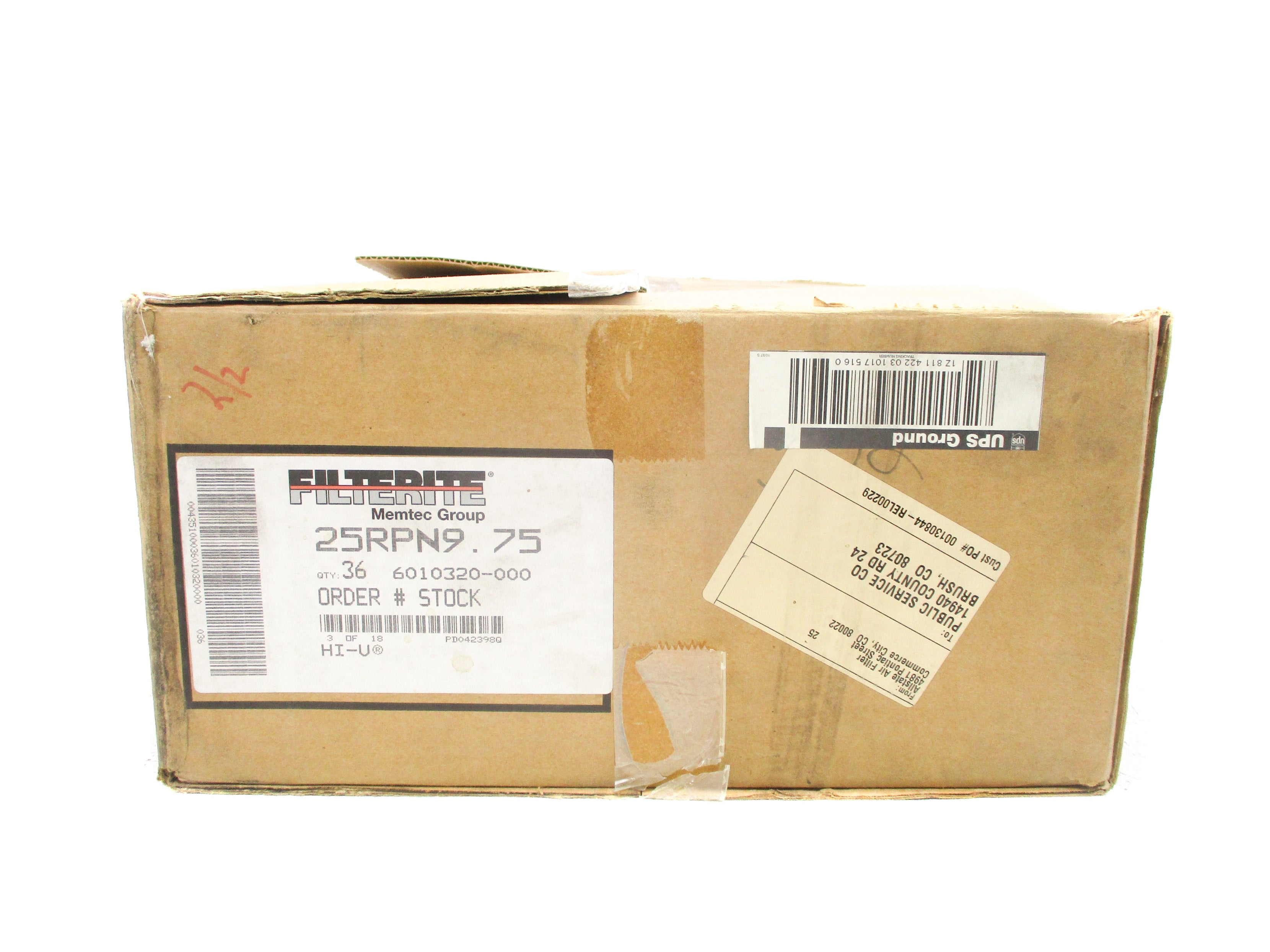 FILTERITE 25RPN9.75 (PKG OF 36) NSMP