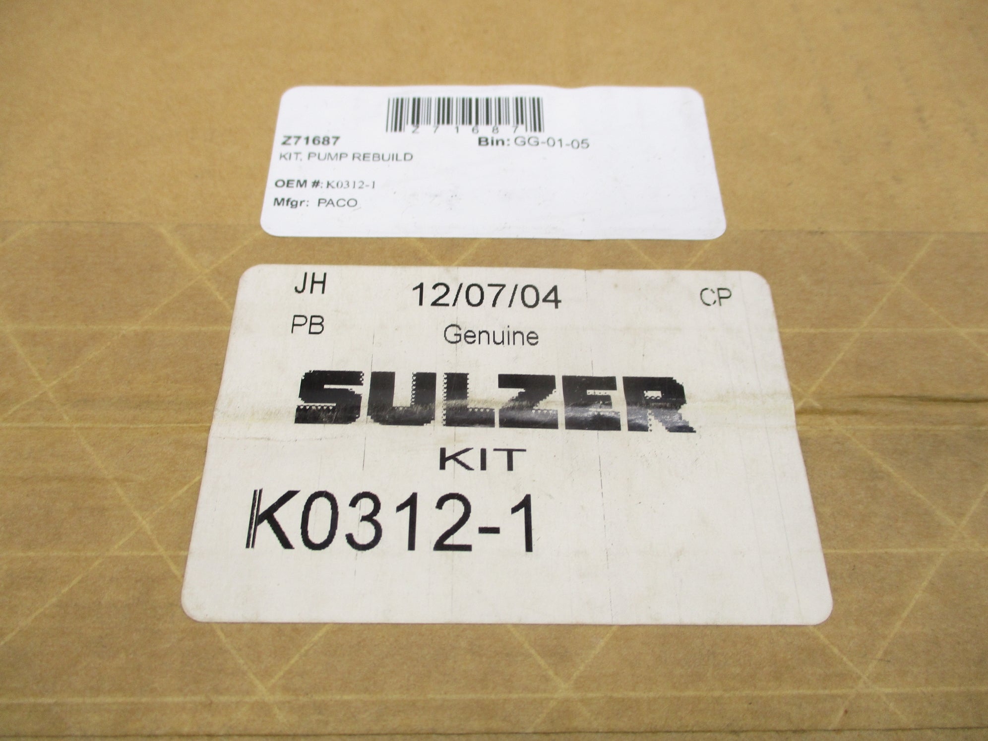 SULZER K0312-1 NSFS
