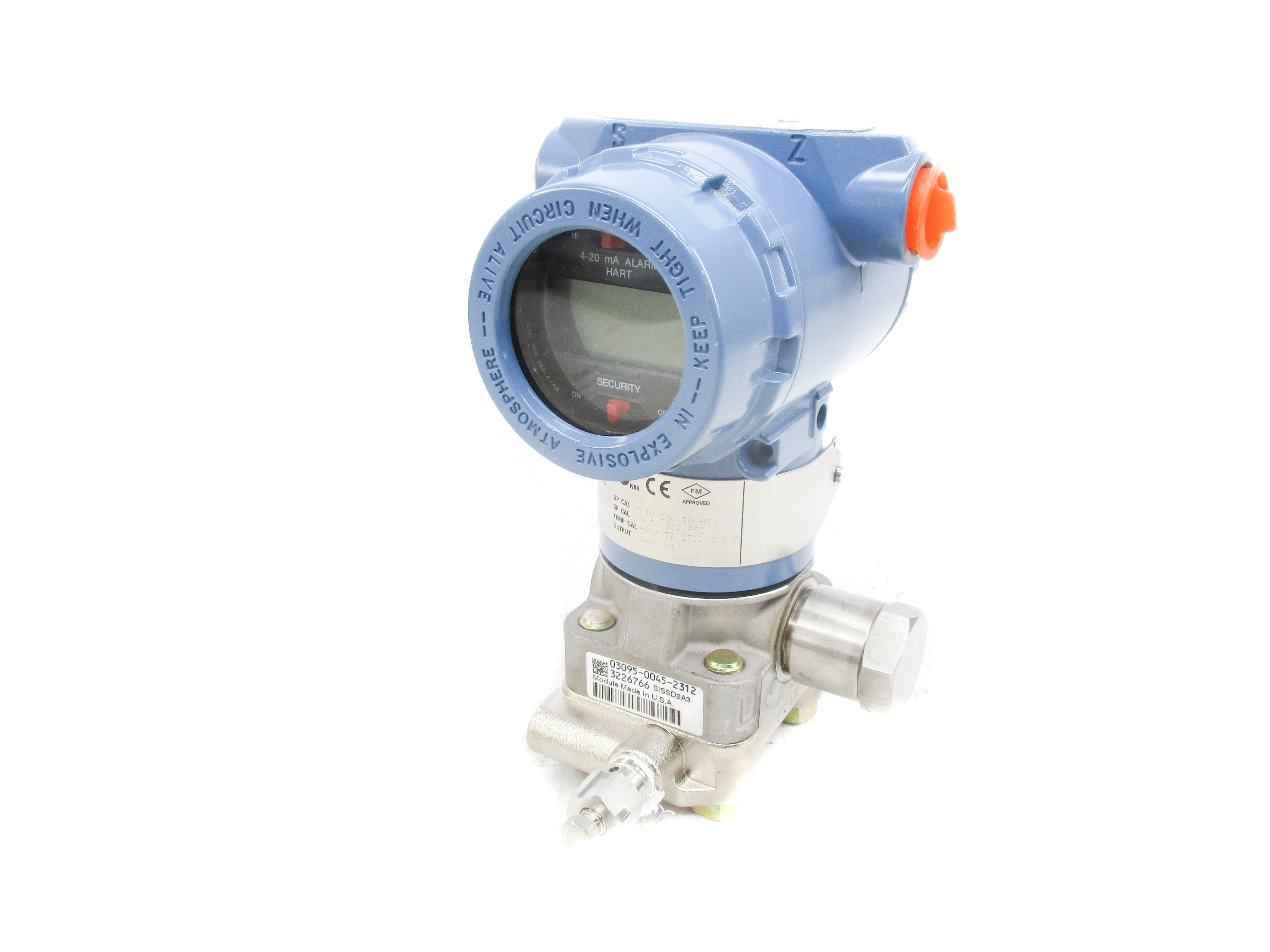 ROSEMOUNT 3095MA23AAA10AA1000B 800PSI NSMP