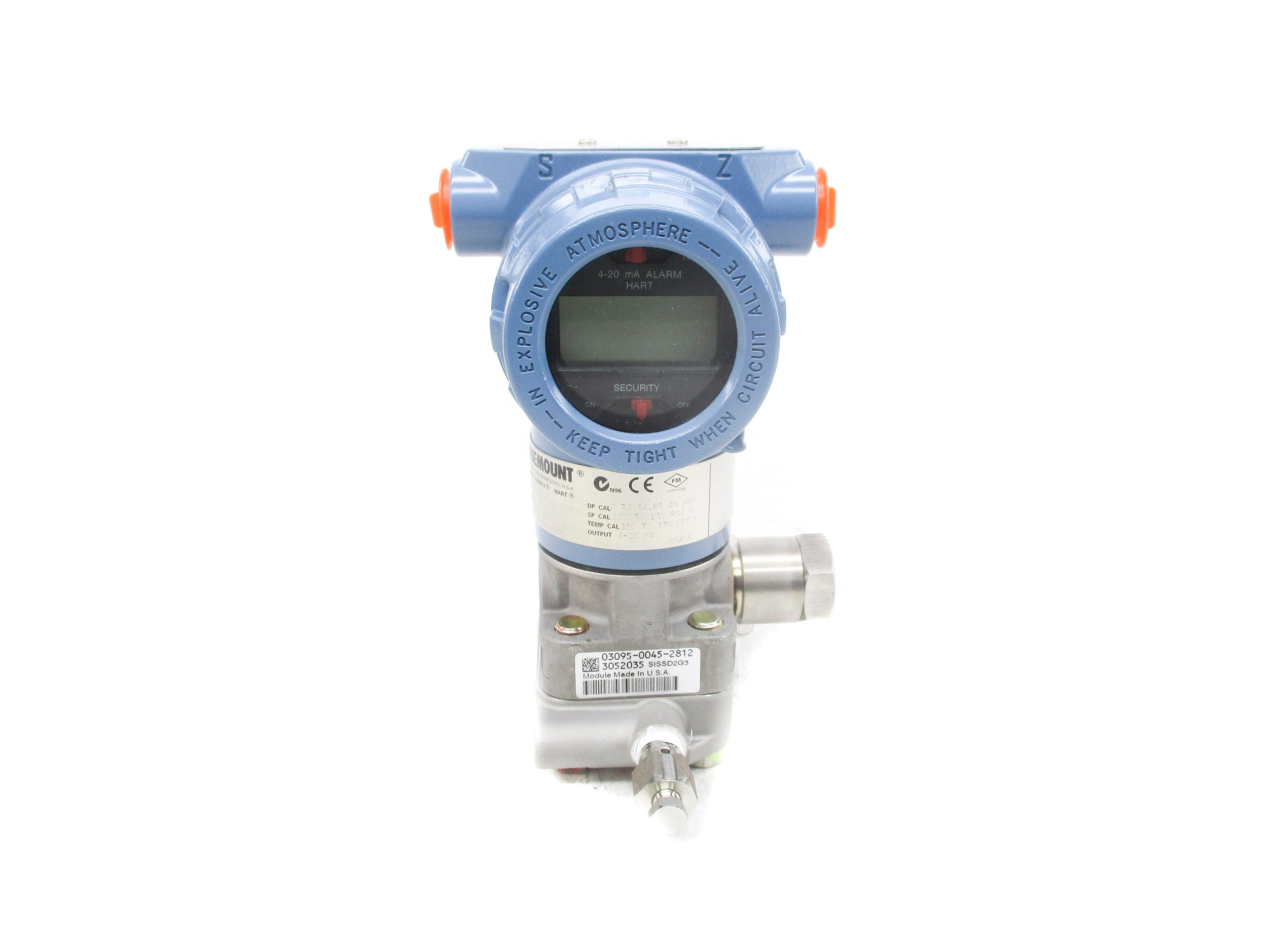 ROSEMOUNT 3095MA2CABA10AA1000BC2 800PSI NSMP