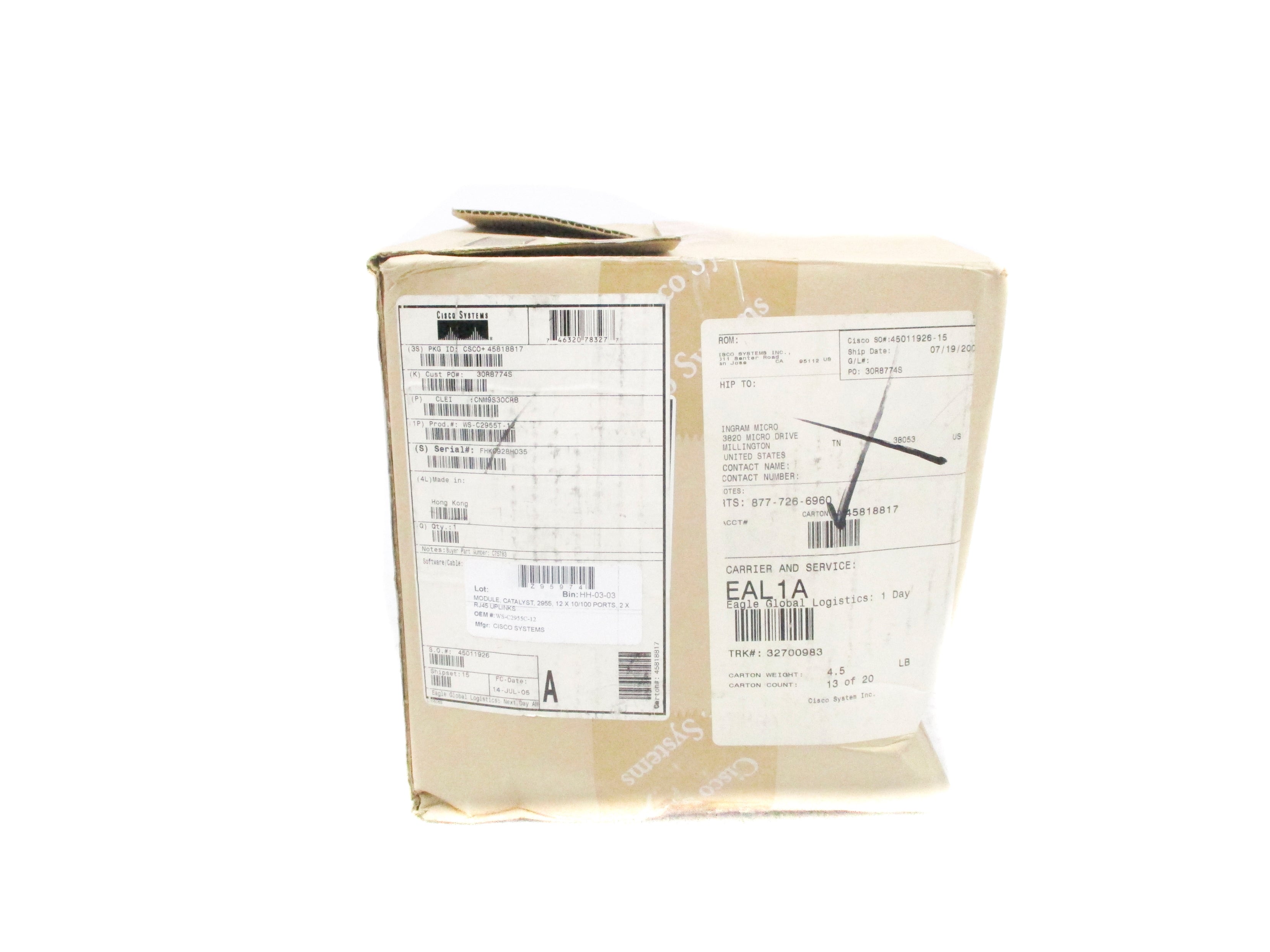 CISCO WS-C2955T-12 NSMP