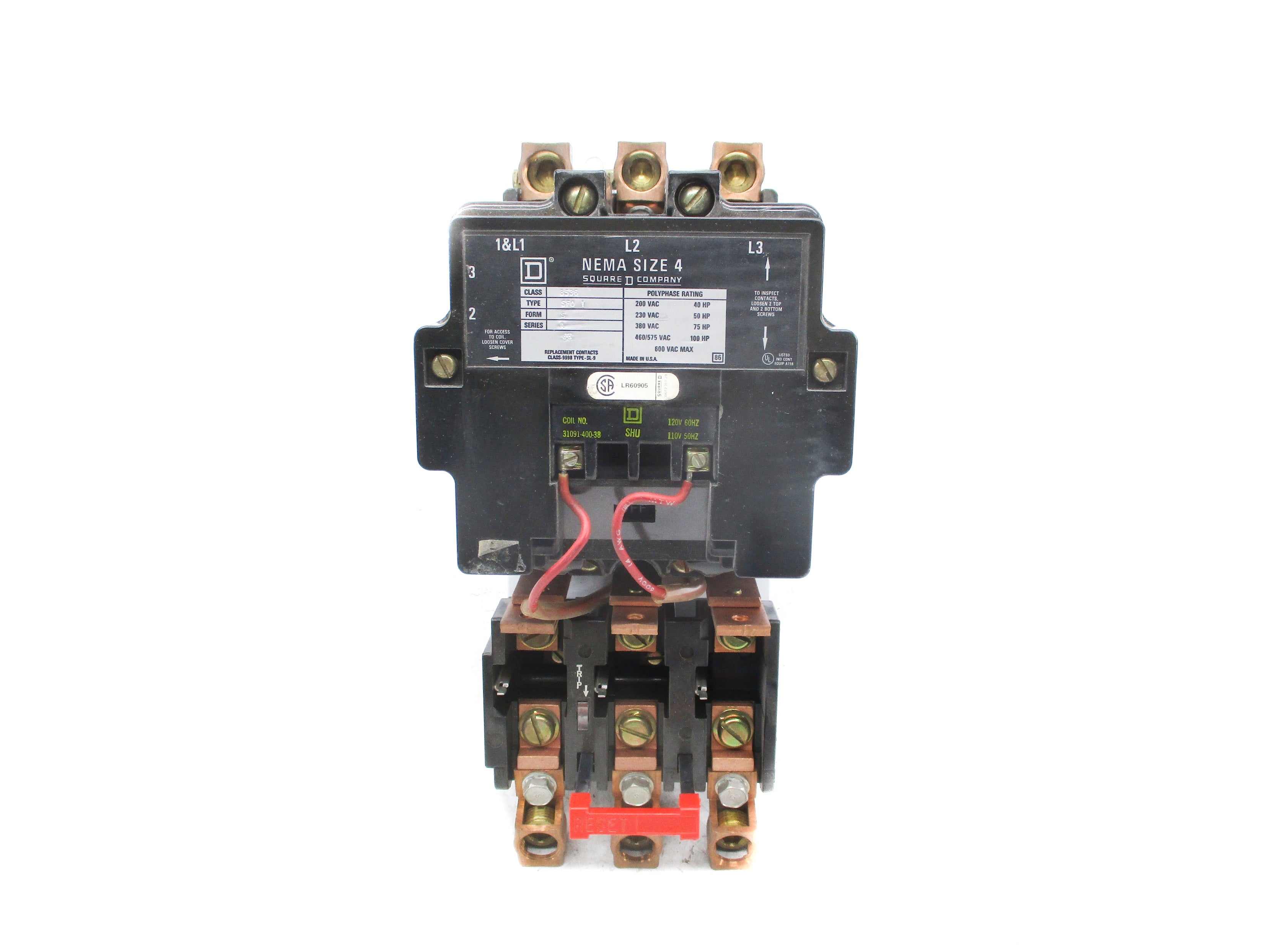 SQUARE D 8536SFO1 SER. A 120V NSNP