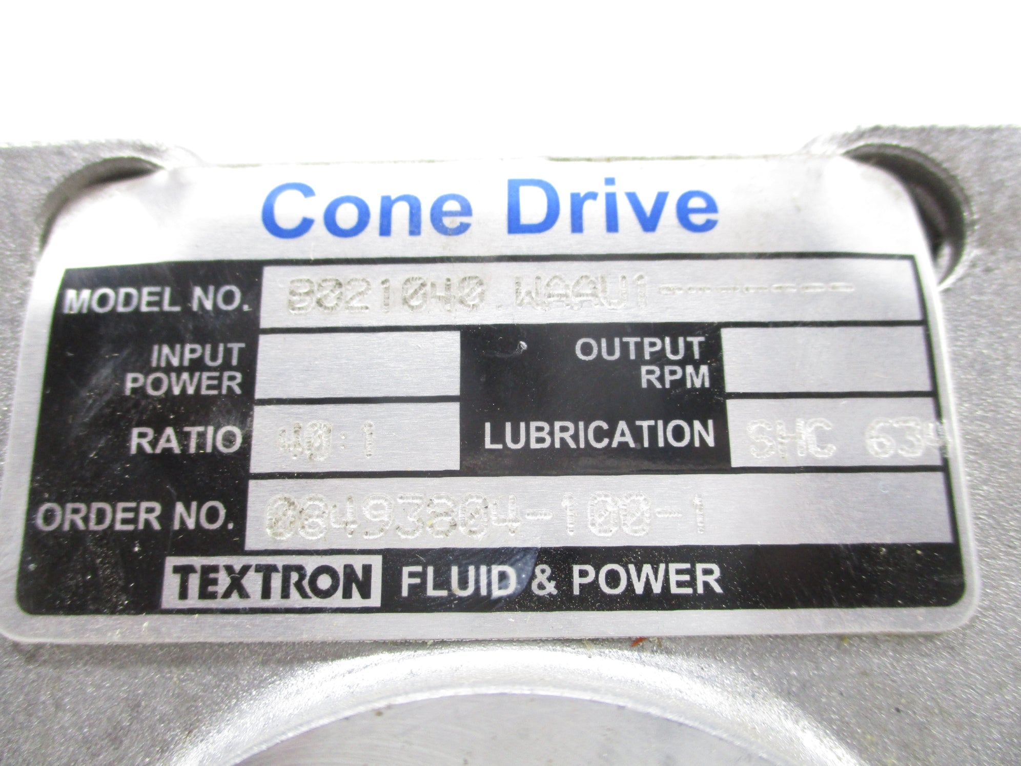 CONE DRIVE B021040.WAAV1 UNMP