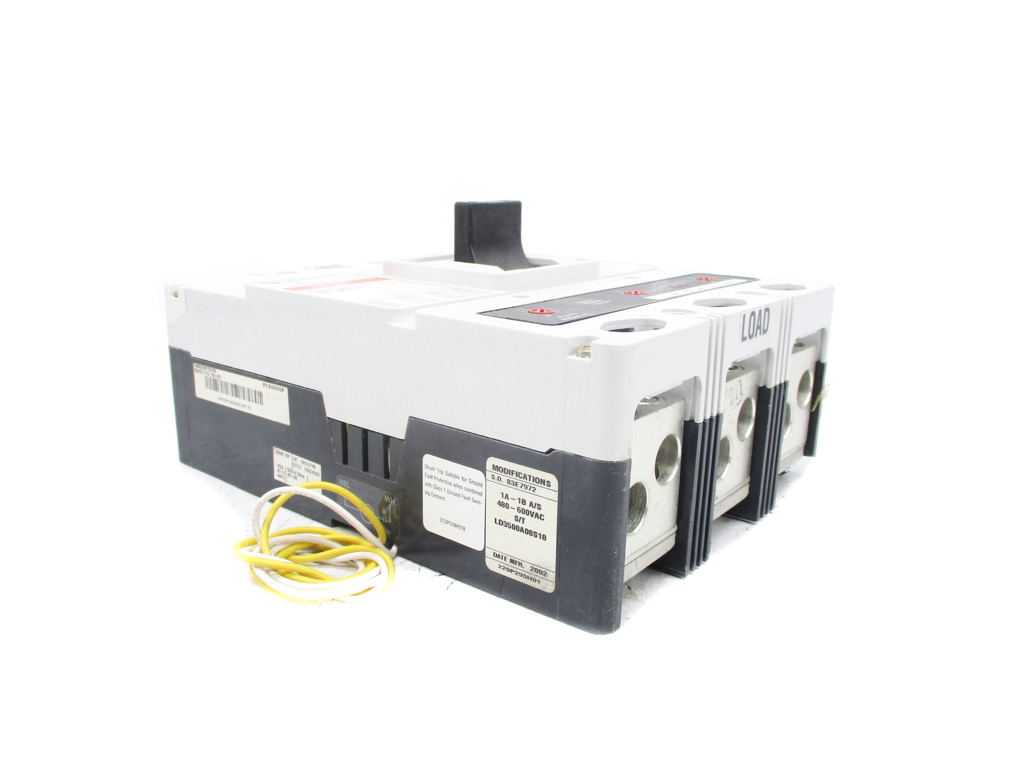 CUTLER HAMMER LD3500A08S18 500A 600VAC NSMP